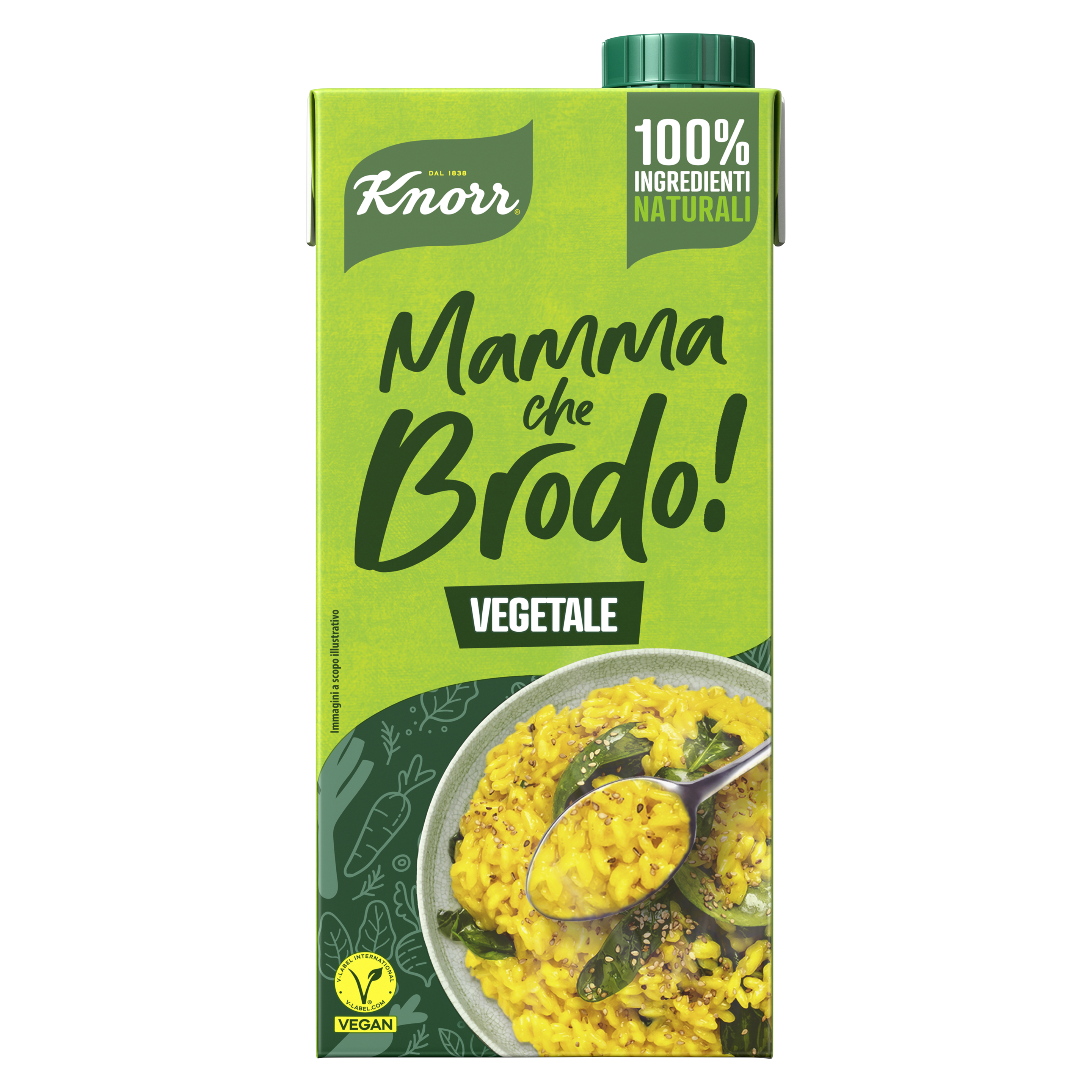 Brodo Liquido vegetali 100% Ingredienti Naturali packshot