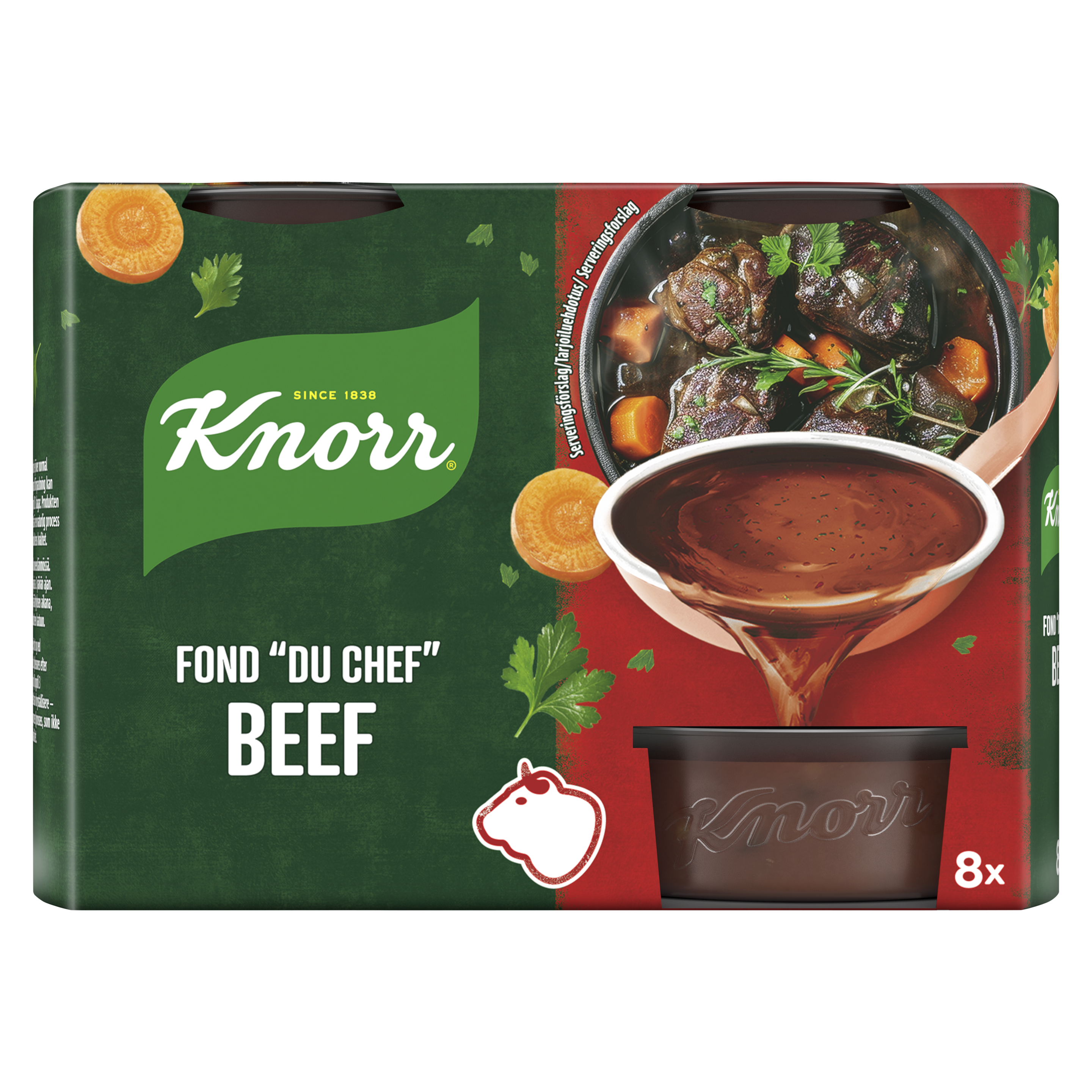 Knorr Fond "du chef" Naudanliha-annosfondi packshot
