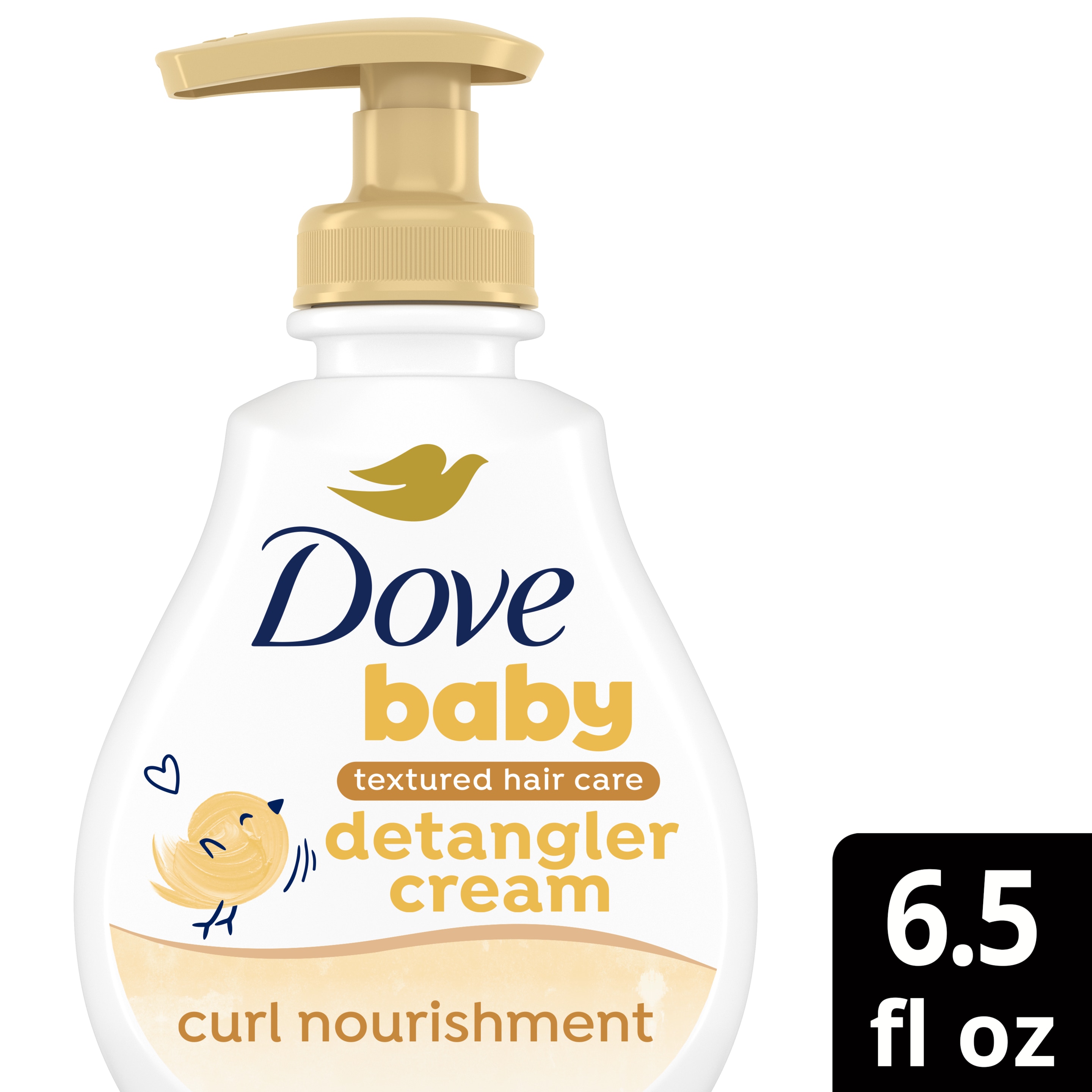 Baby Dove Curl Nourishment Detangler Cream 6.5 oz packshot