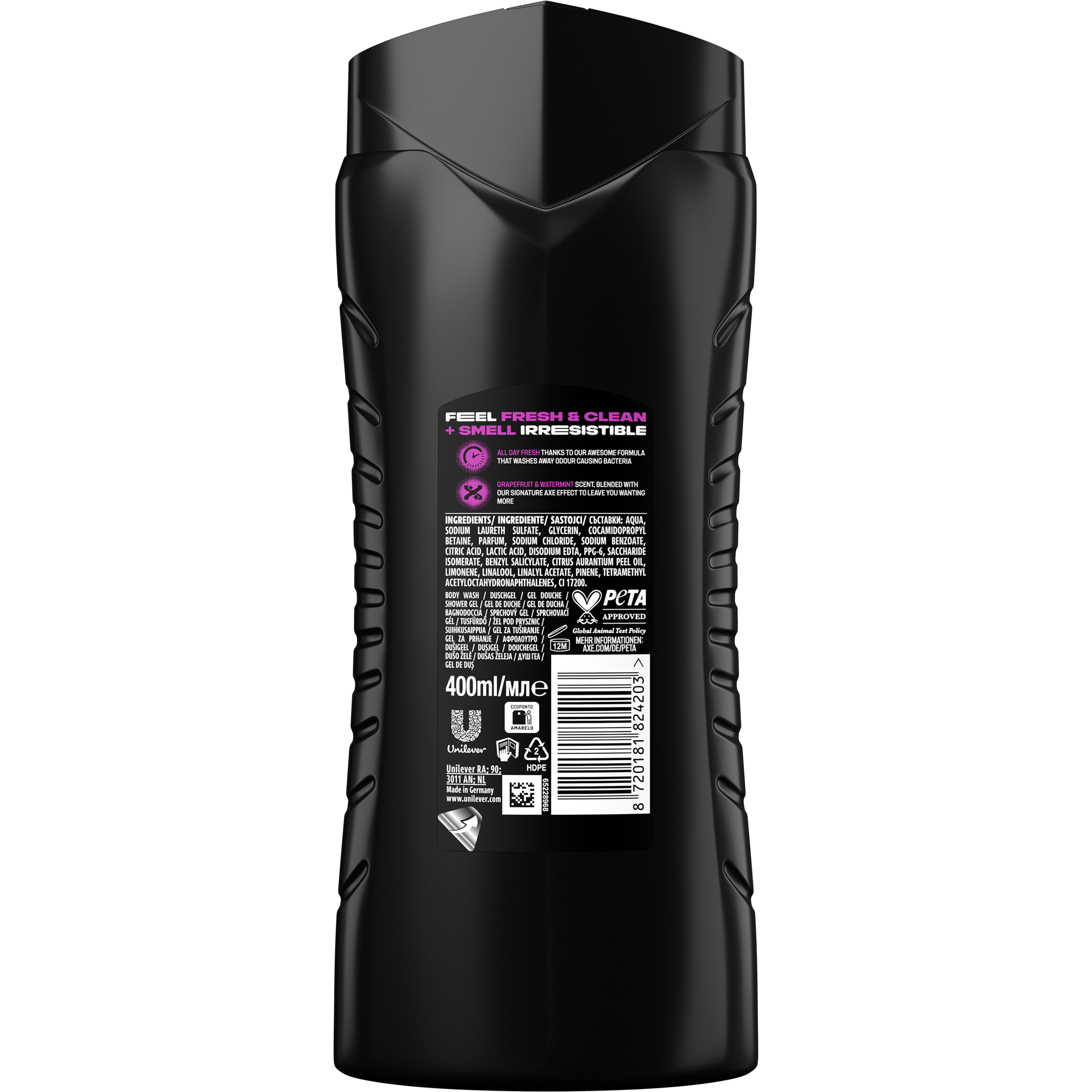 Гель для душу AXE 3в1 Номер 10