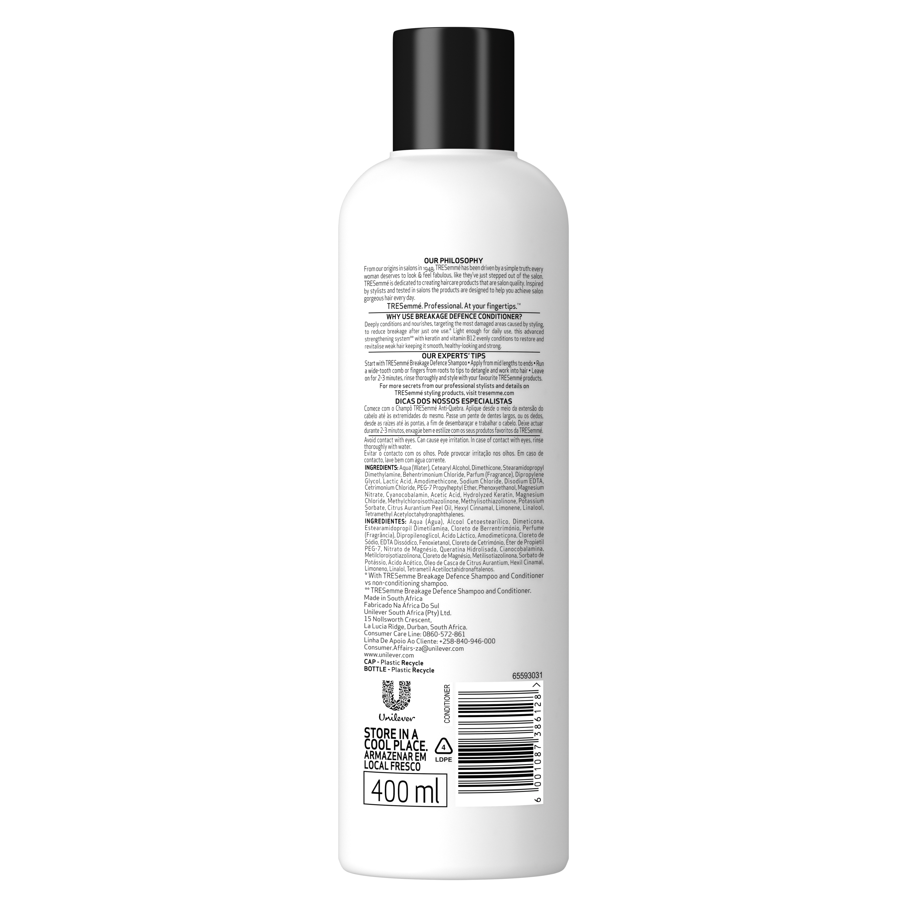 TRESemmé Care and Protect Hair Breakage Protection  Conditioner  400ml packshot