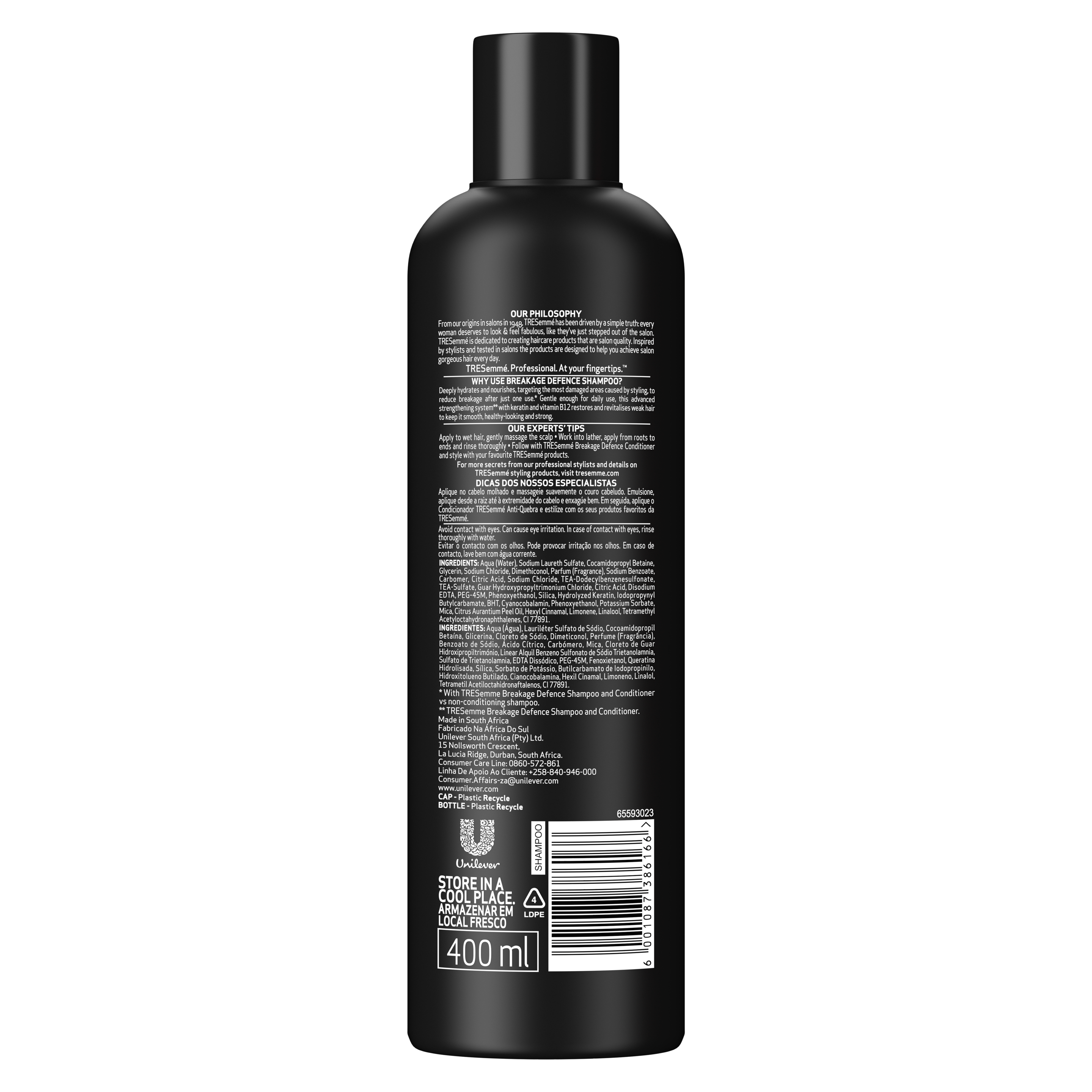 TRESemmé Care and Protect Hair Breakage Protection  Shampoo  400ml packshot