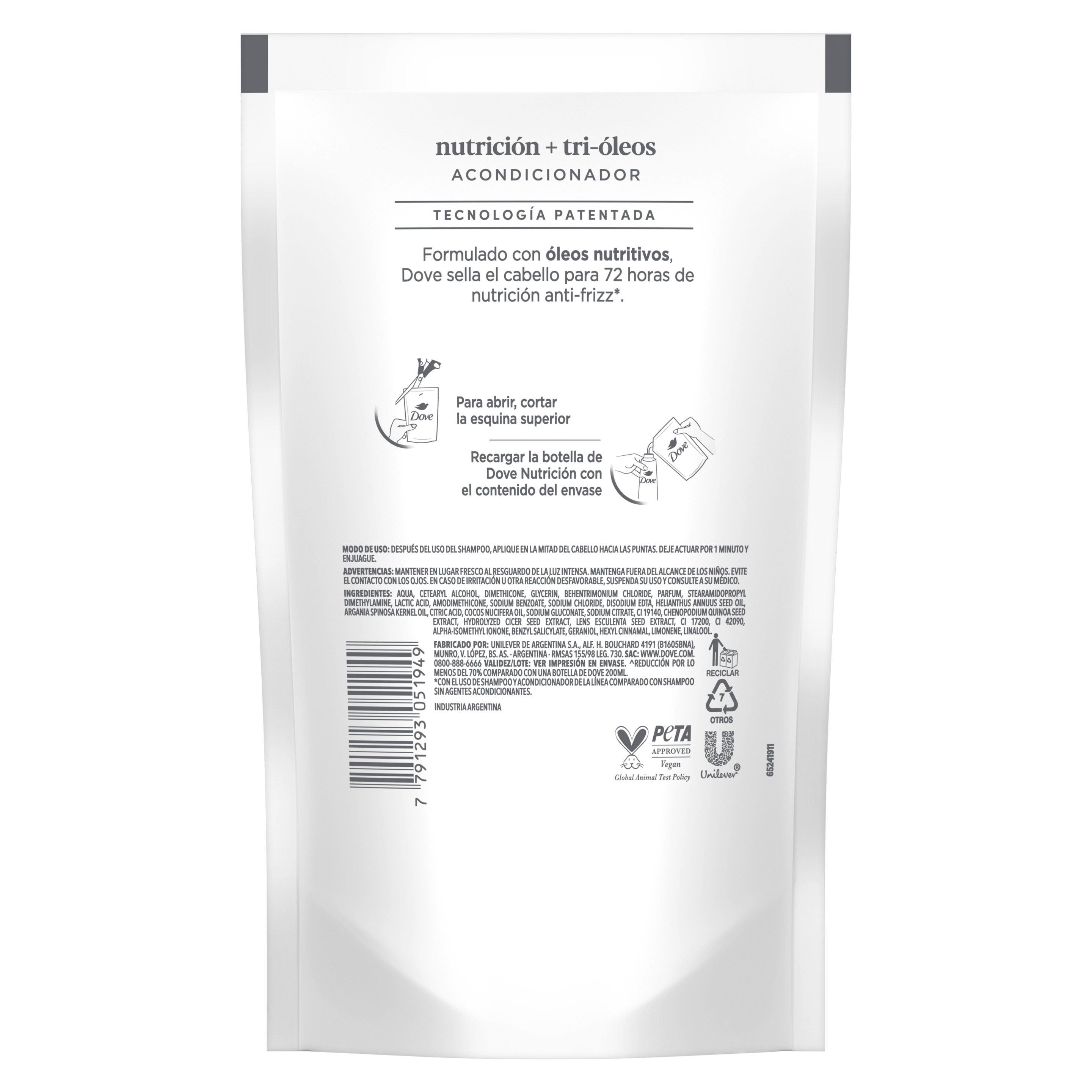 Acondicionador Nutrición + Tri-Óleos