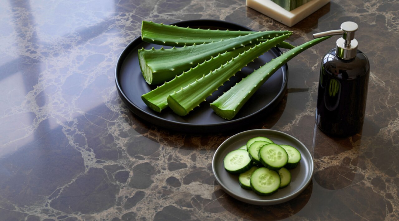 2. Cucumber & Aloe Vera Mask