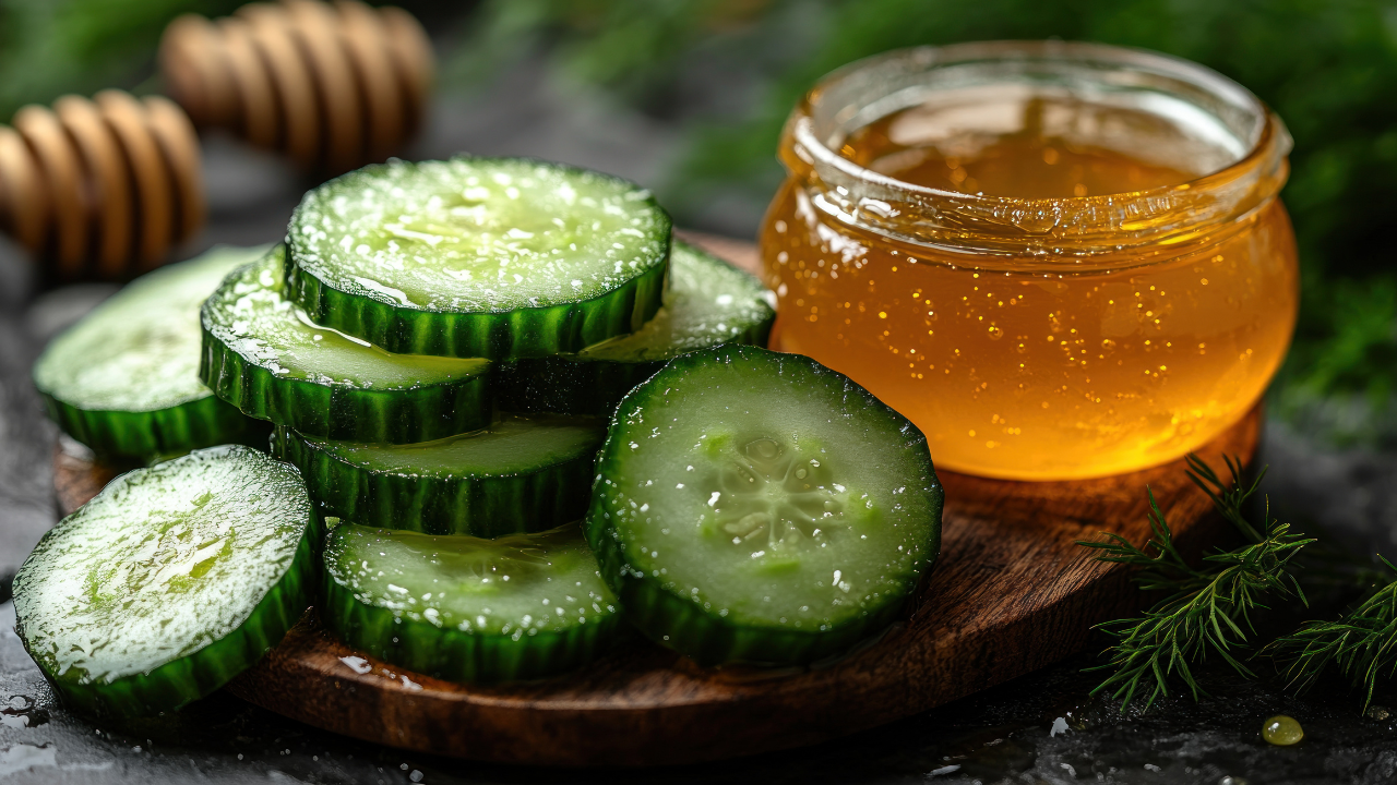 4. Cucumber & Honey Mask