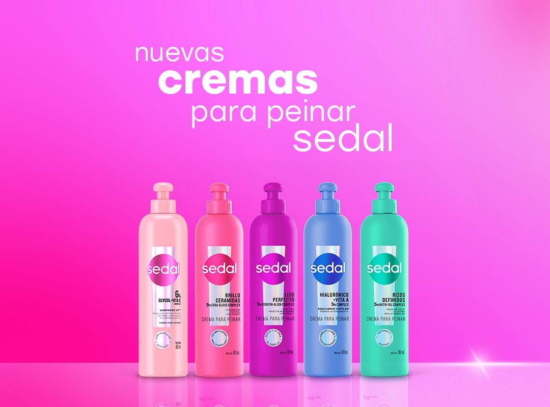Banner de Cremas para peinar Sedal