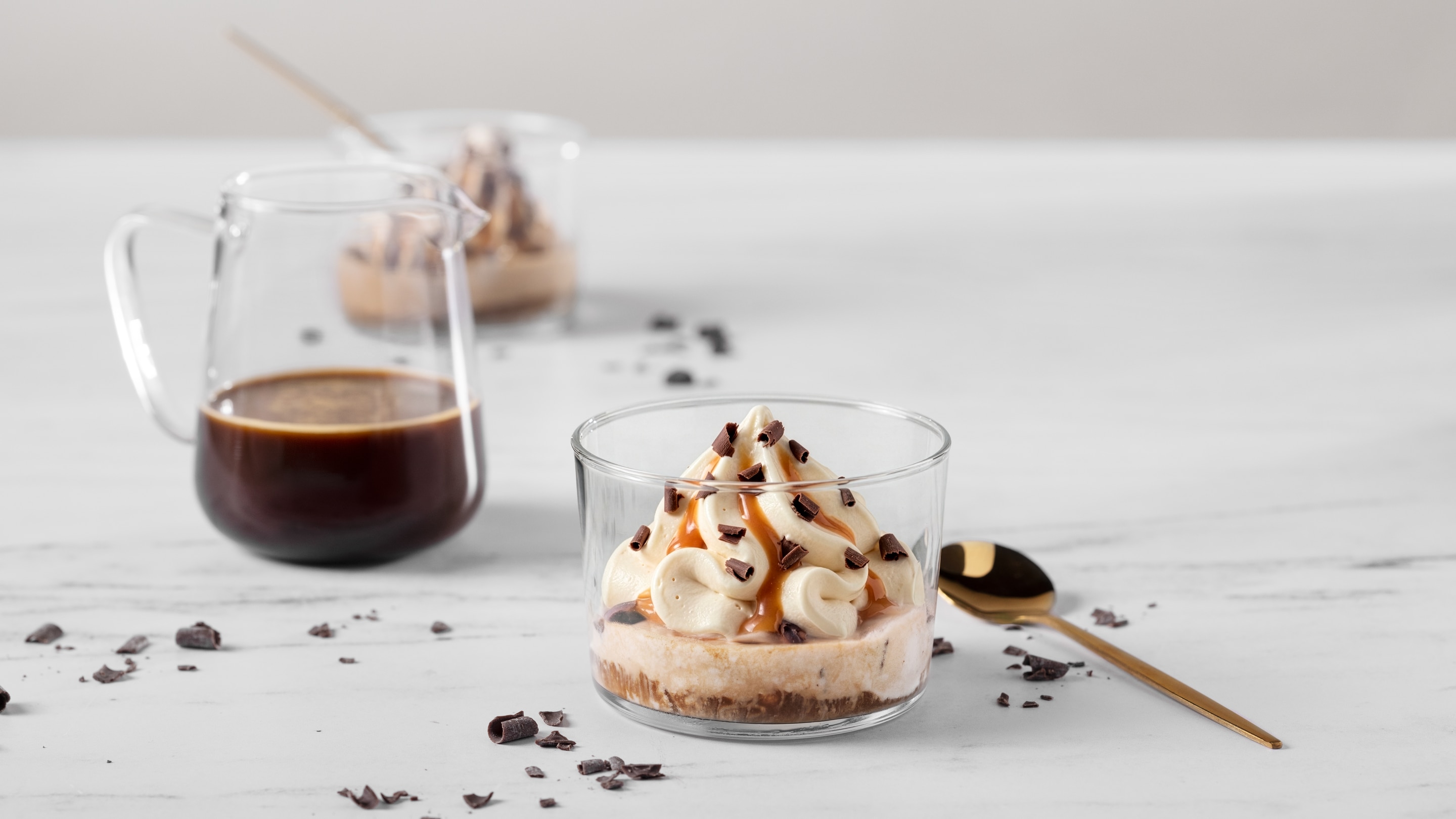 Baileys affogato Carte d’Or Baileys ízű jégkrémmel