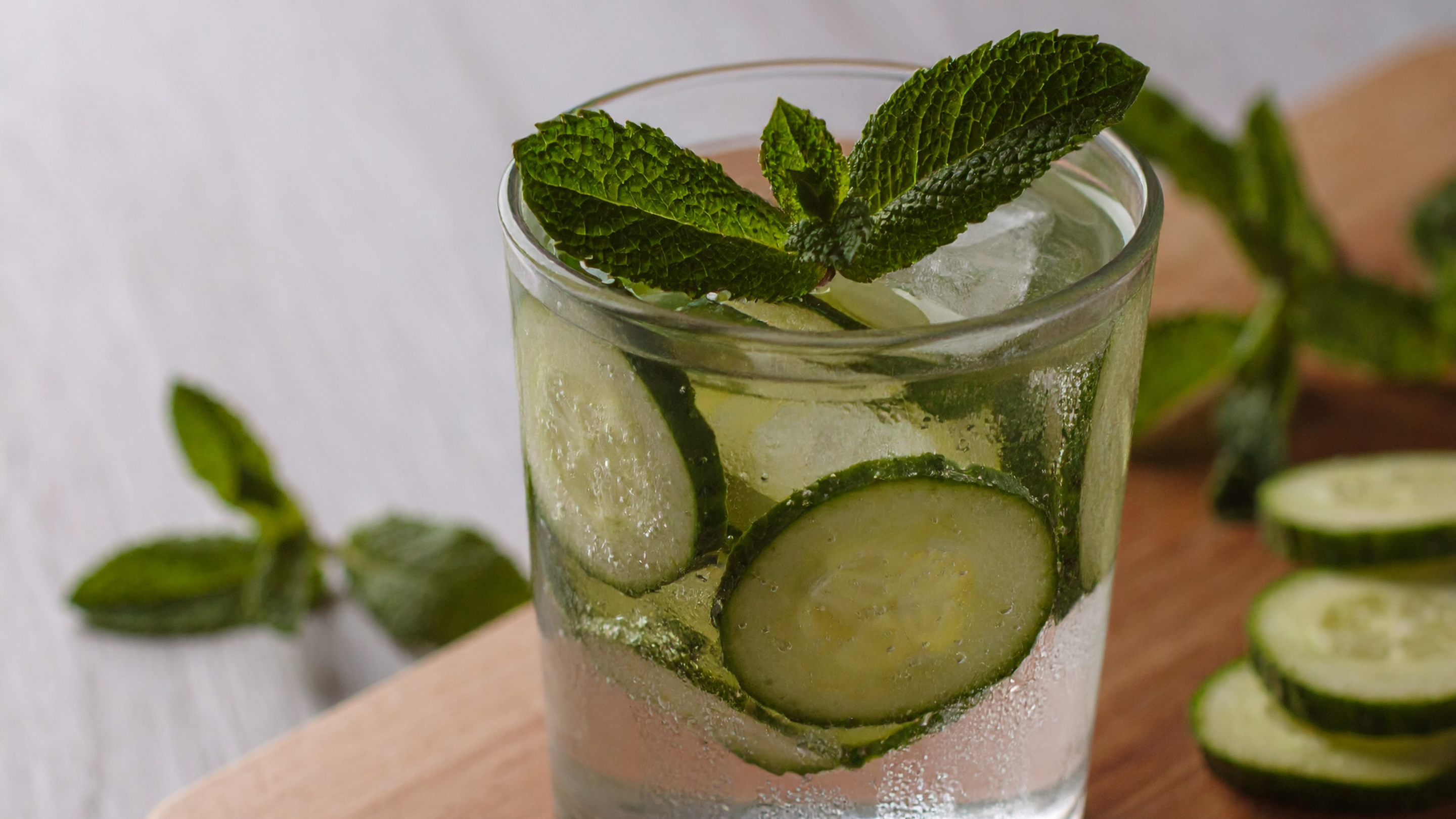 5. Cucumber Mint Water