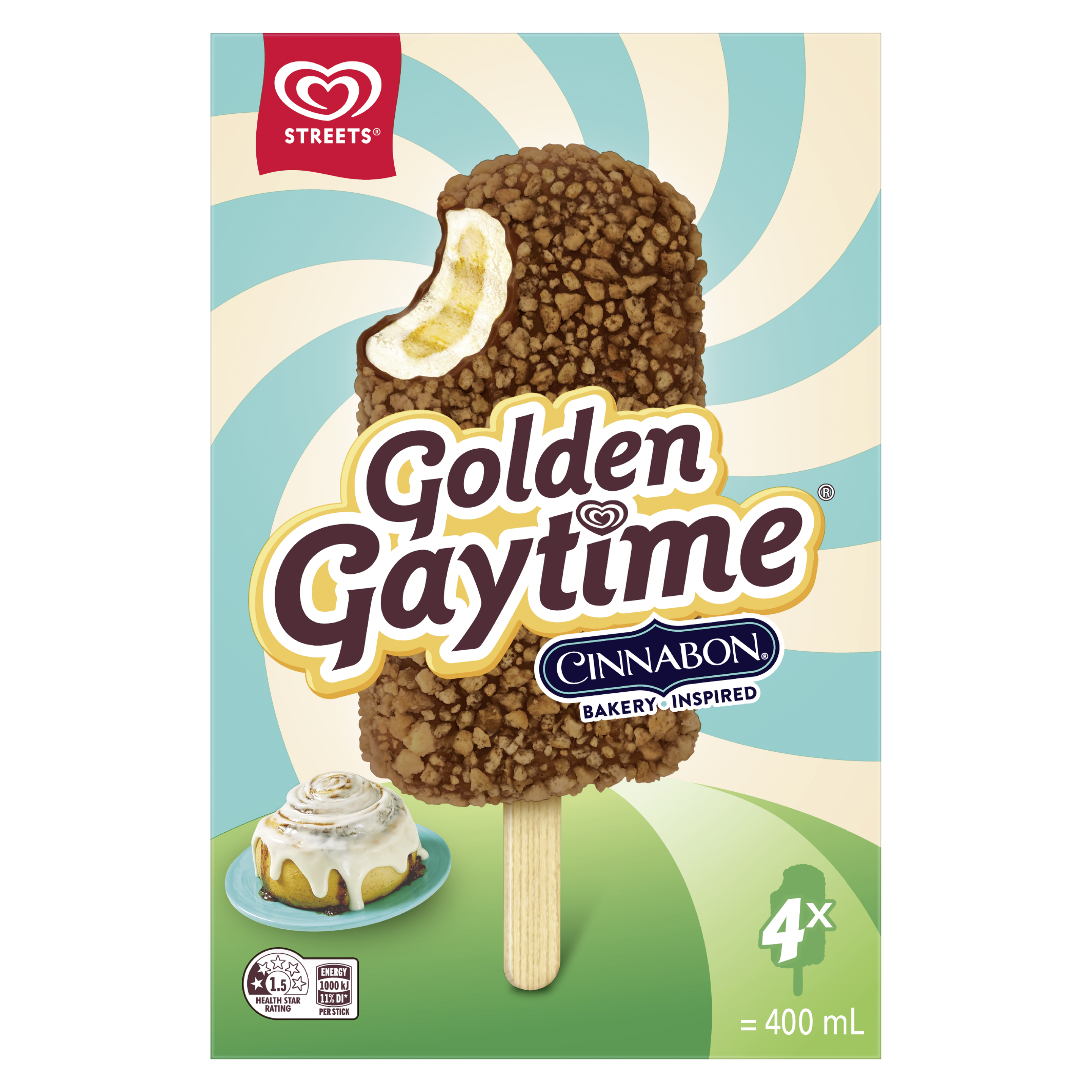 Golden Gaytime Cinnabon Multipack packshot