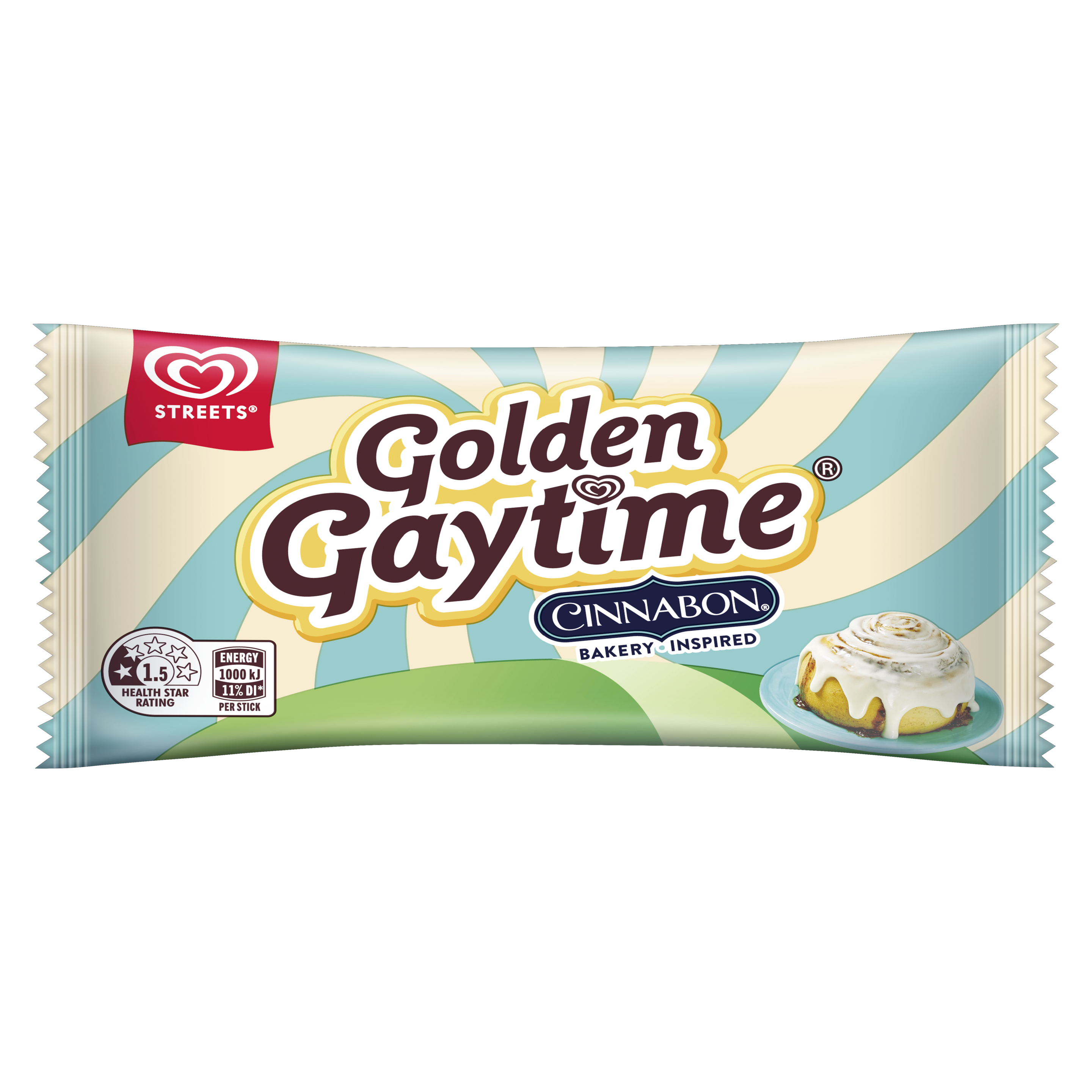 Golden Gaytime Cinnabon Stick packshot