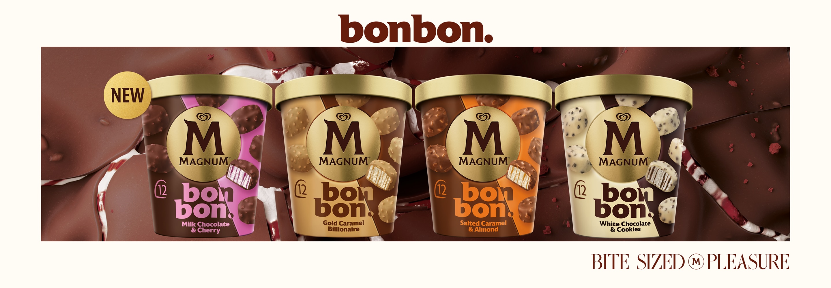 Magnum bonbon tubs