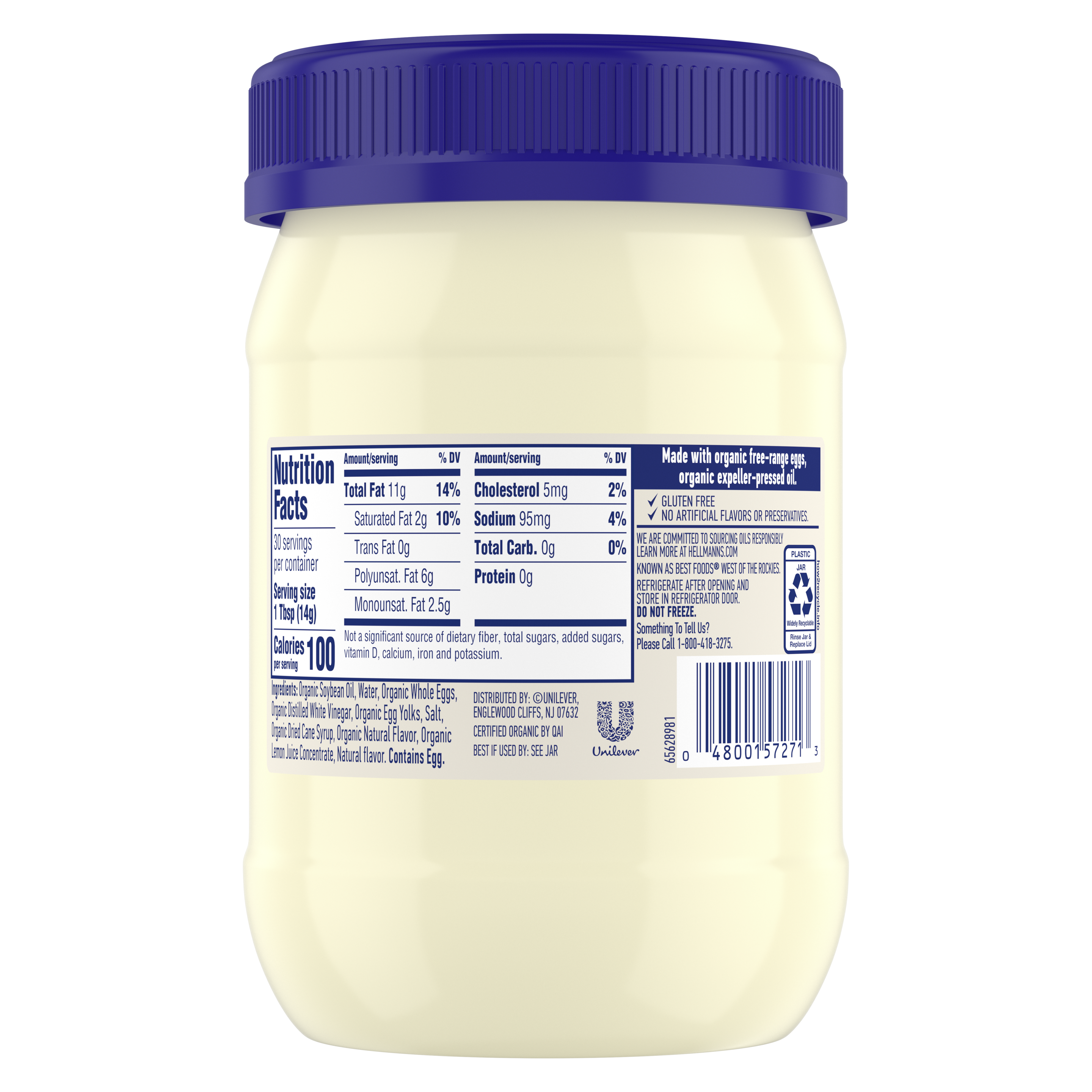 Organic Mayonnaise(Back)