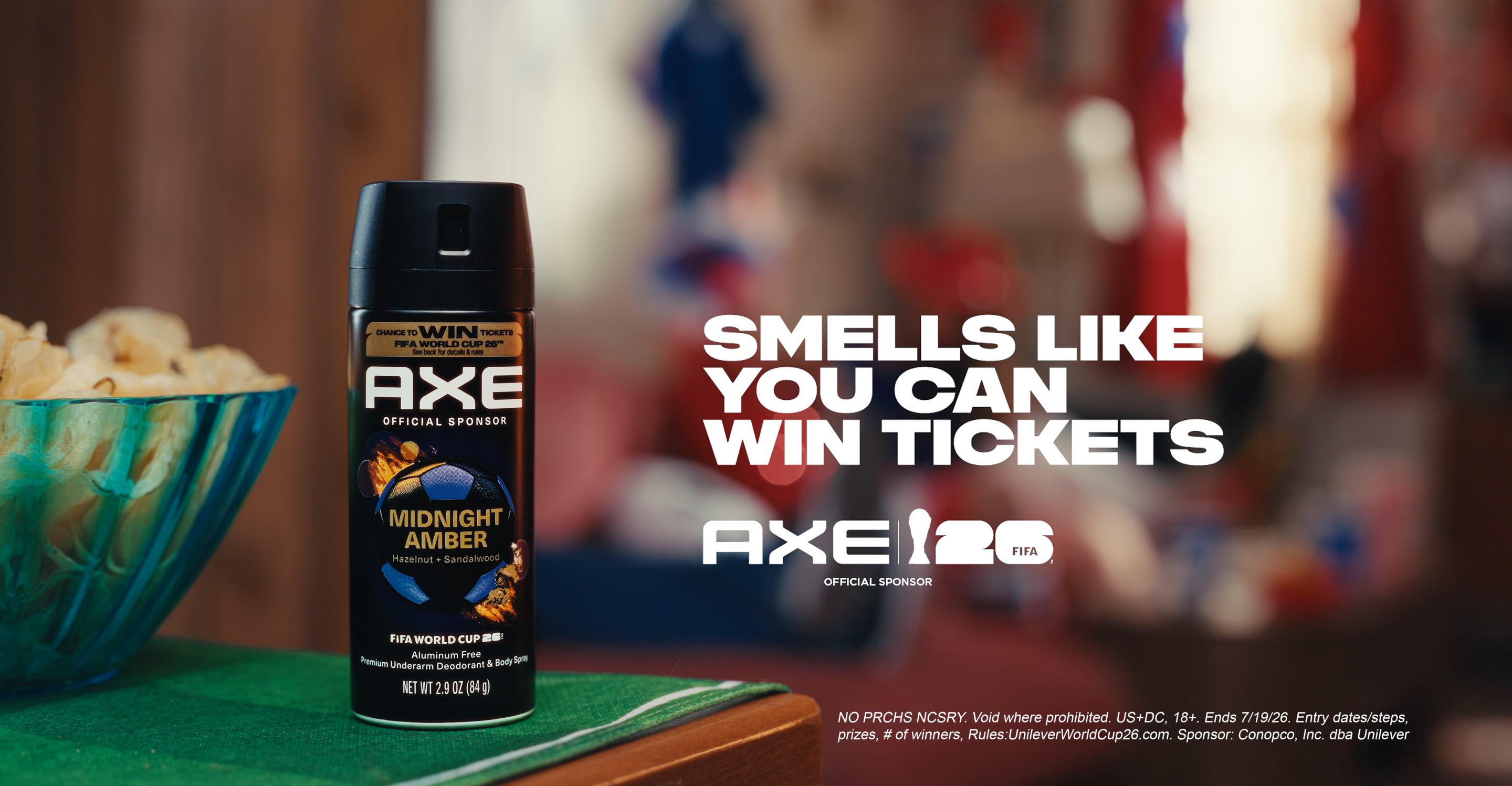ENTER FOR A CHANCE TO WIN FIFA WORLD CUP 26TM TICKETS