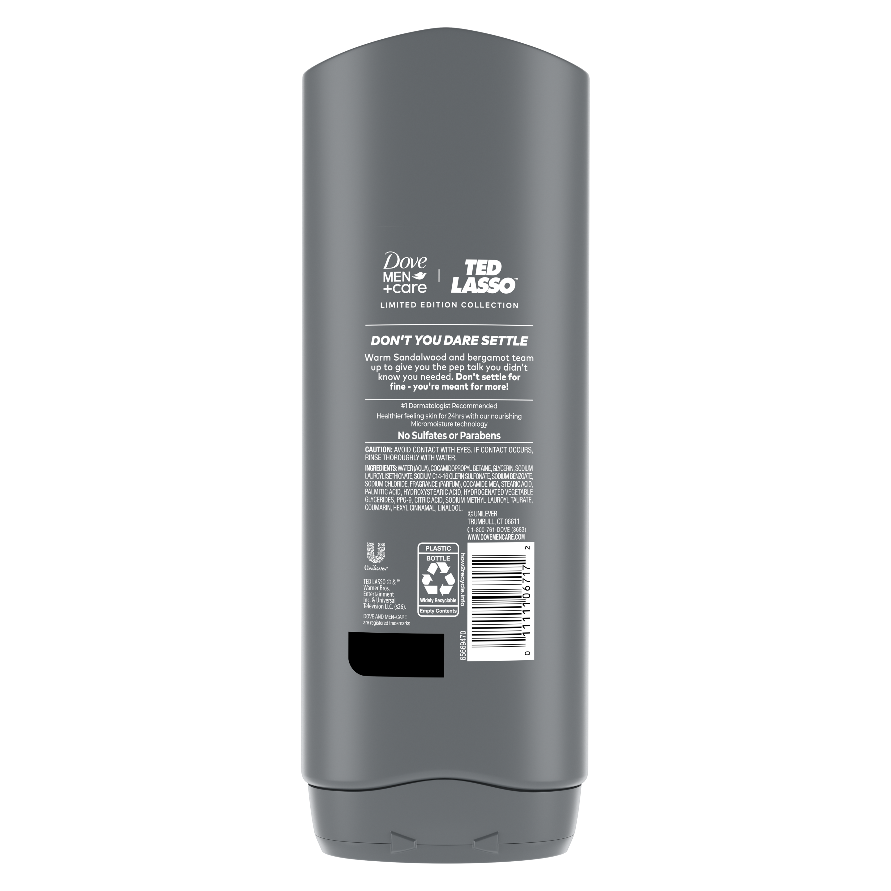 Dove Men+Care Ted Lasso Body Wash  Dont You Dare Settle  18 FO