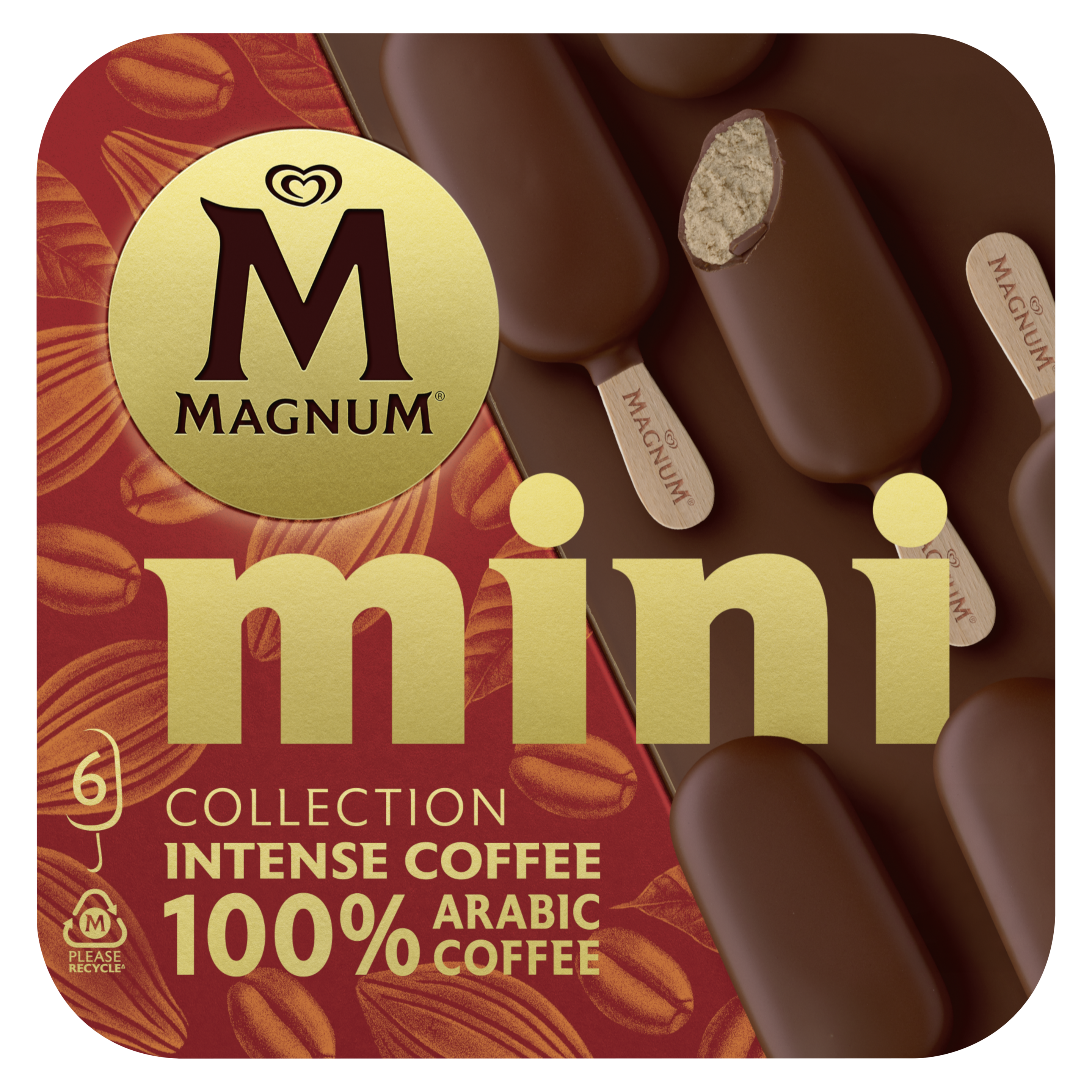MAGNUM MINI INTENSE COFFEE X6