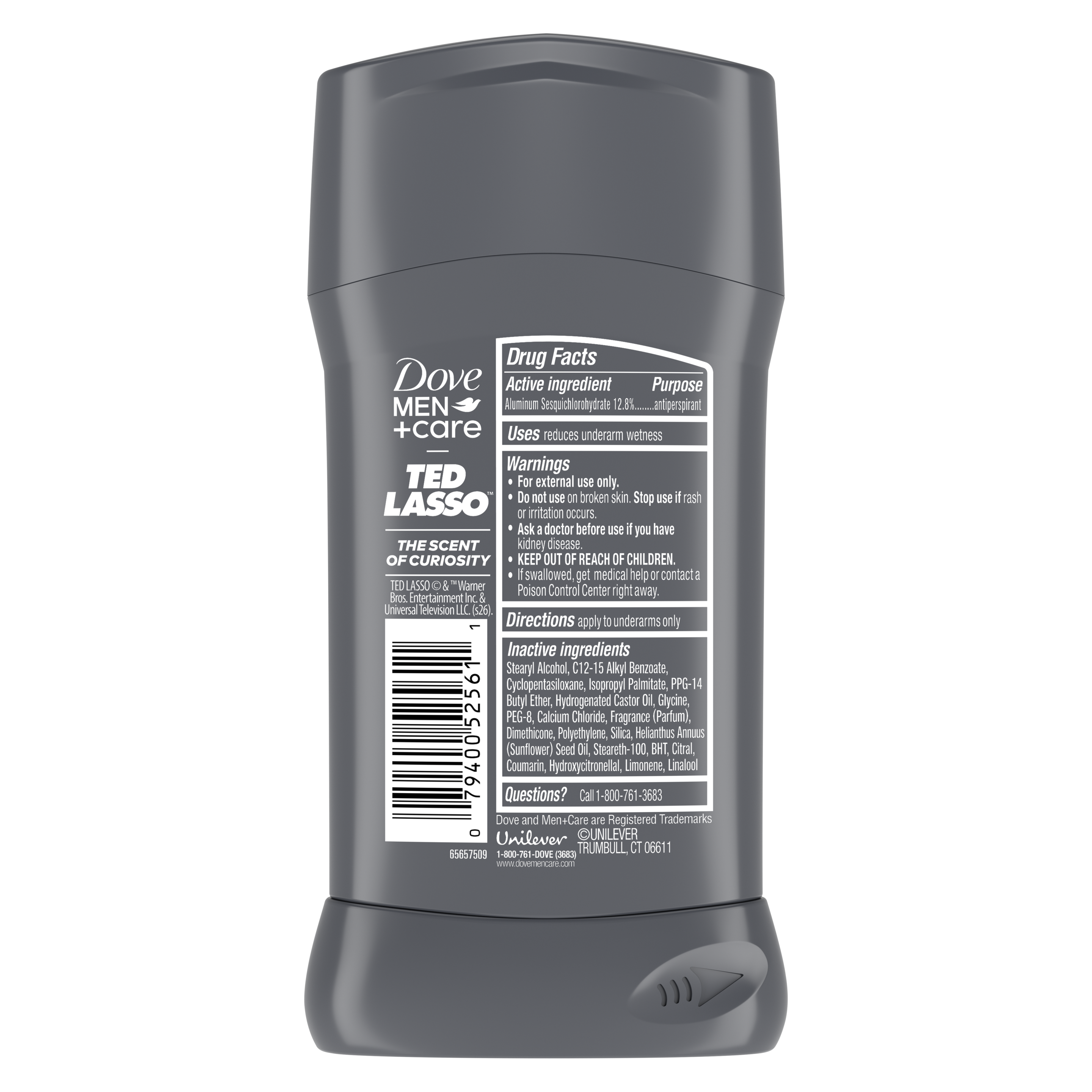 Dove Men+Care Ted Lasso The Smell of Curiousity Antiperspirant Stick 2.6oz