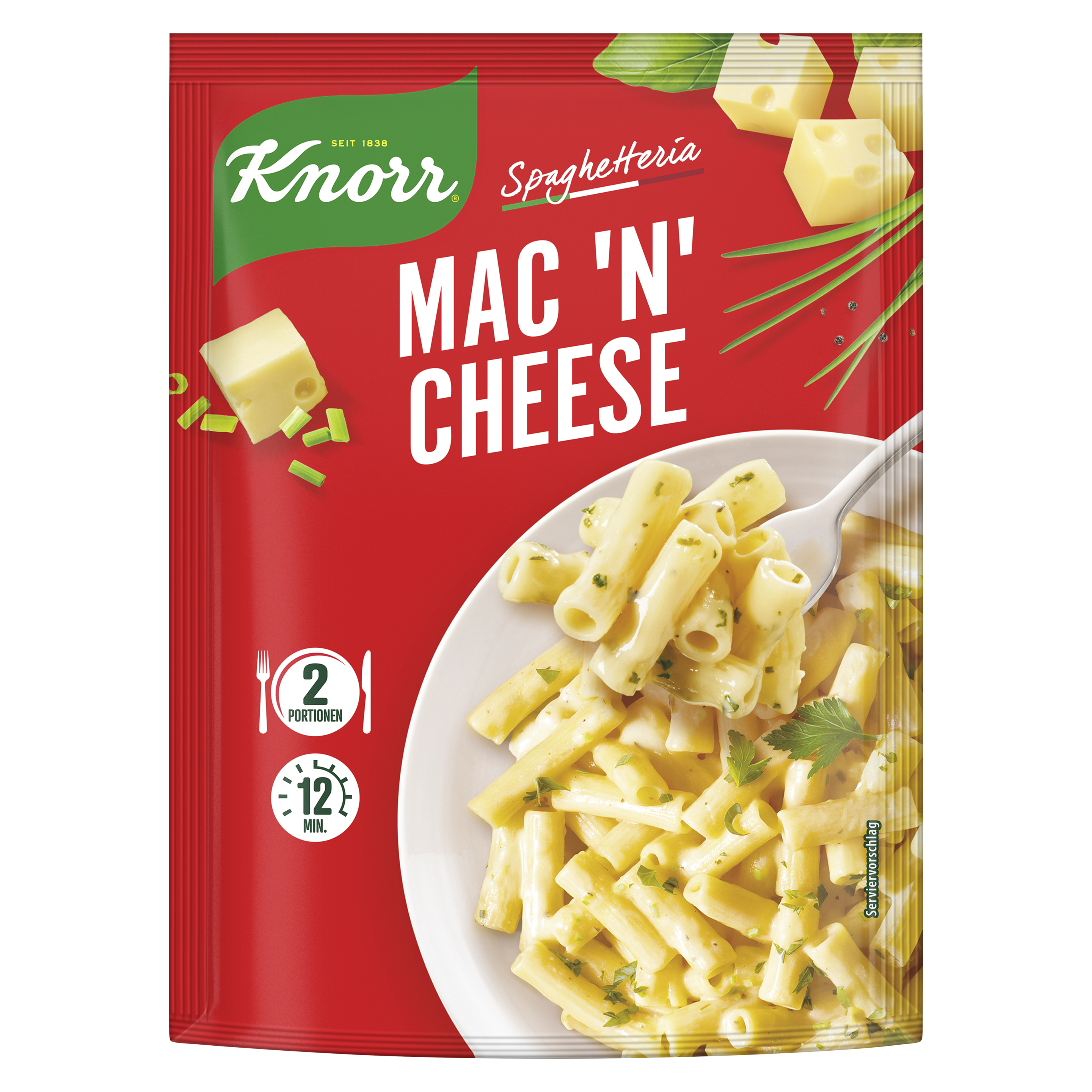 Knorr Spaghetteria Maccaroni in Käsesauce 166g packshot