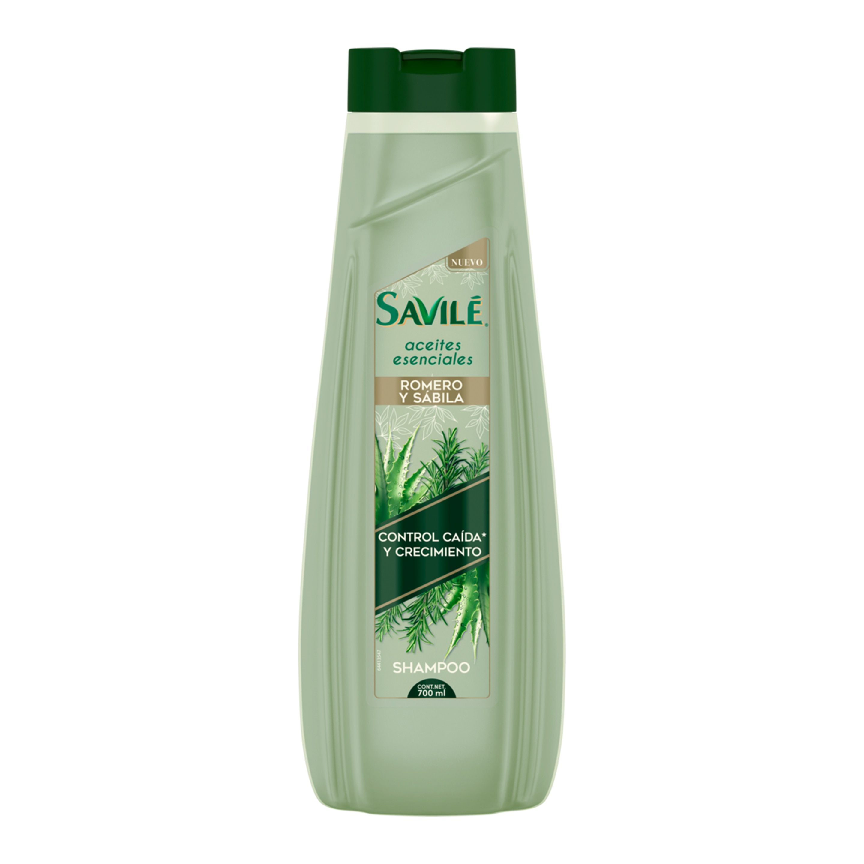 Shampoo Savilé Aceites Esenciales Romero y Sábila packshot