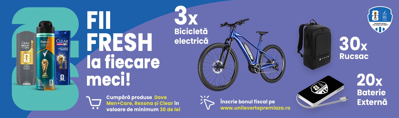 Fii fresh la fiecare meci și CÂȘTIGĂ! în Carrefour