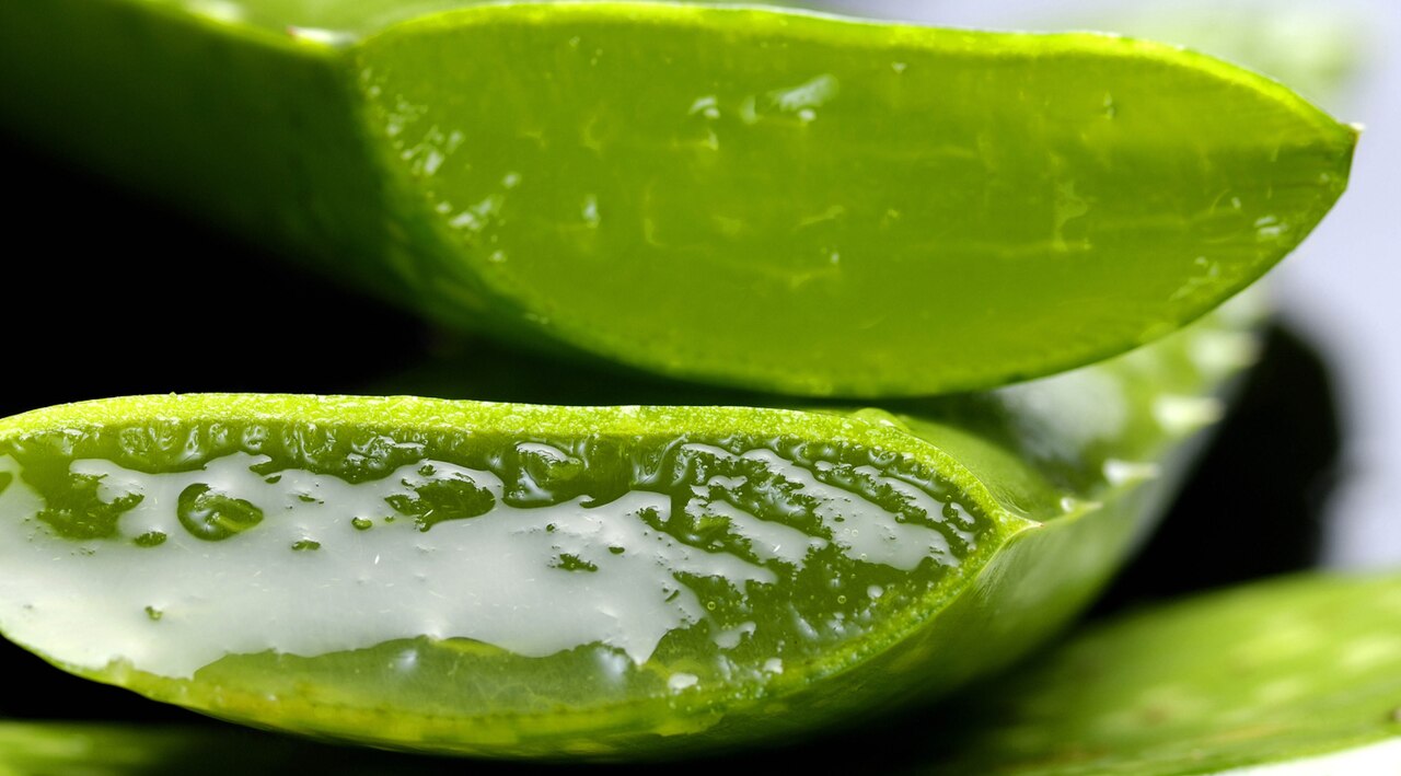 1. Gram Flour & Aloe Vera Pack