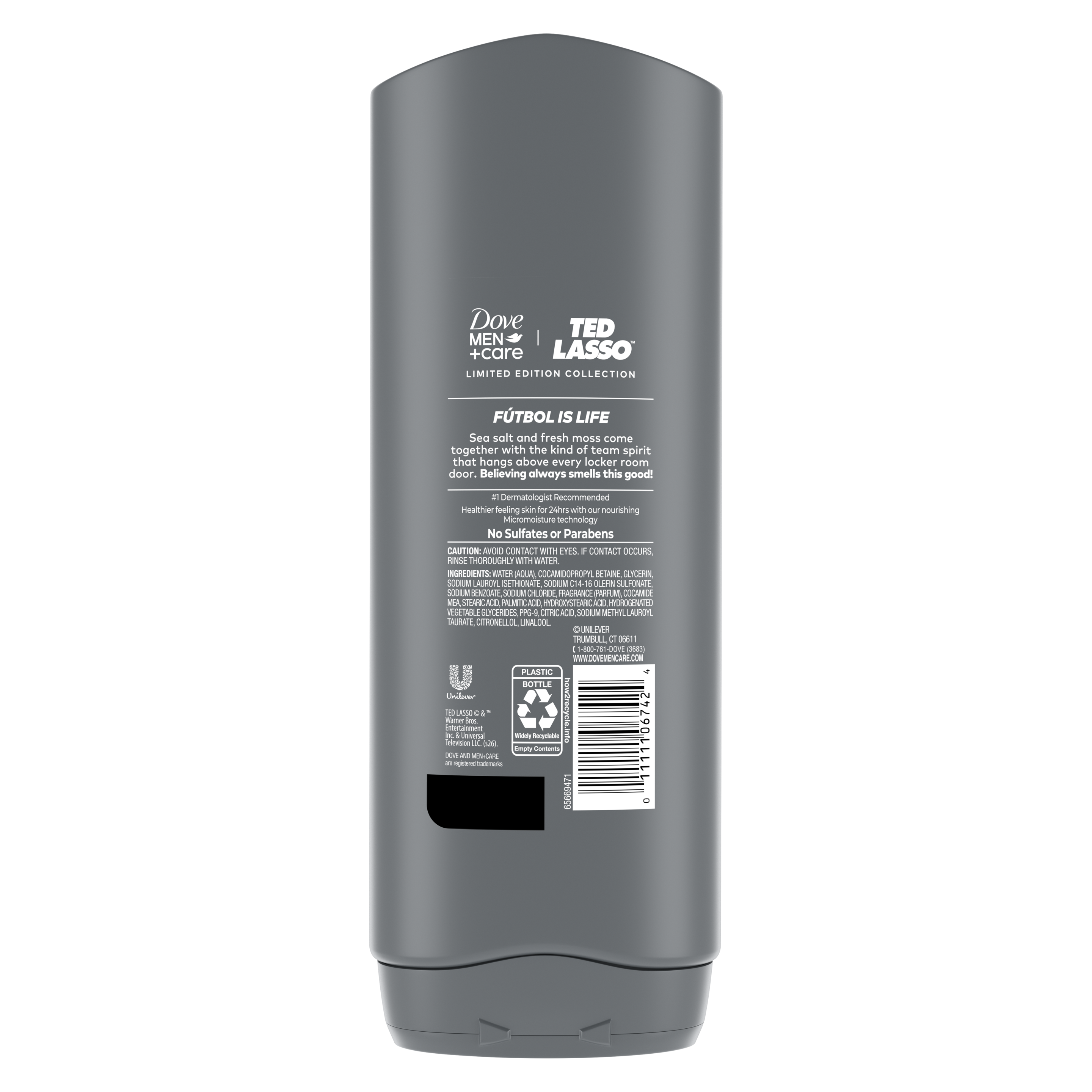 Dove Men+Care Ted Lasso Body Wash  Fútbol is Life  18 FO