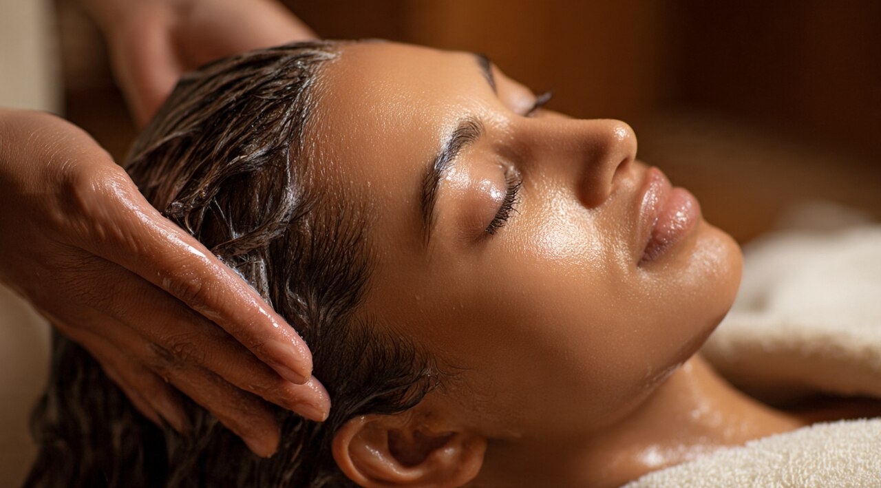 1. Coconut Oil Massage