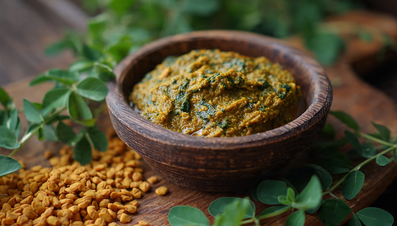 4. Fenugreek (Methi) Paste