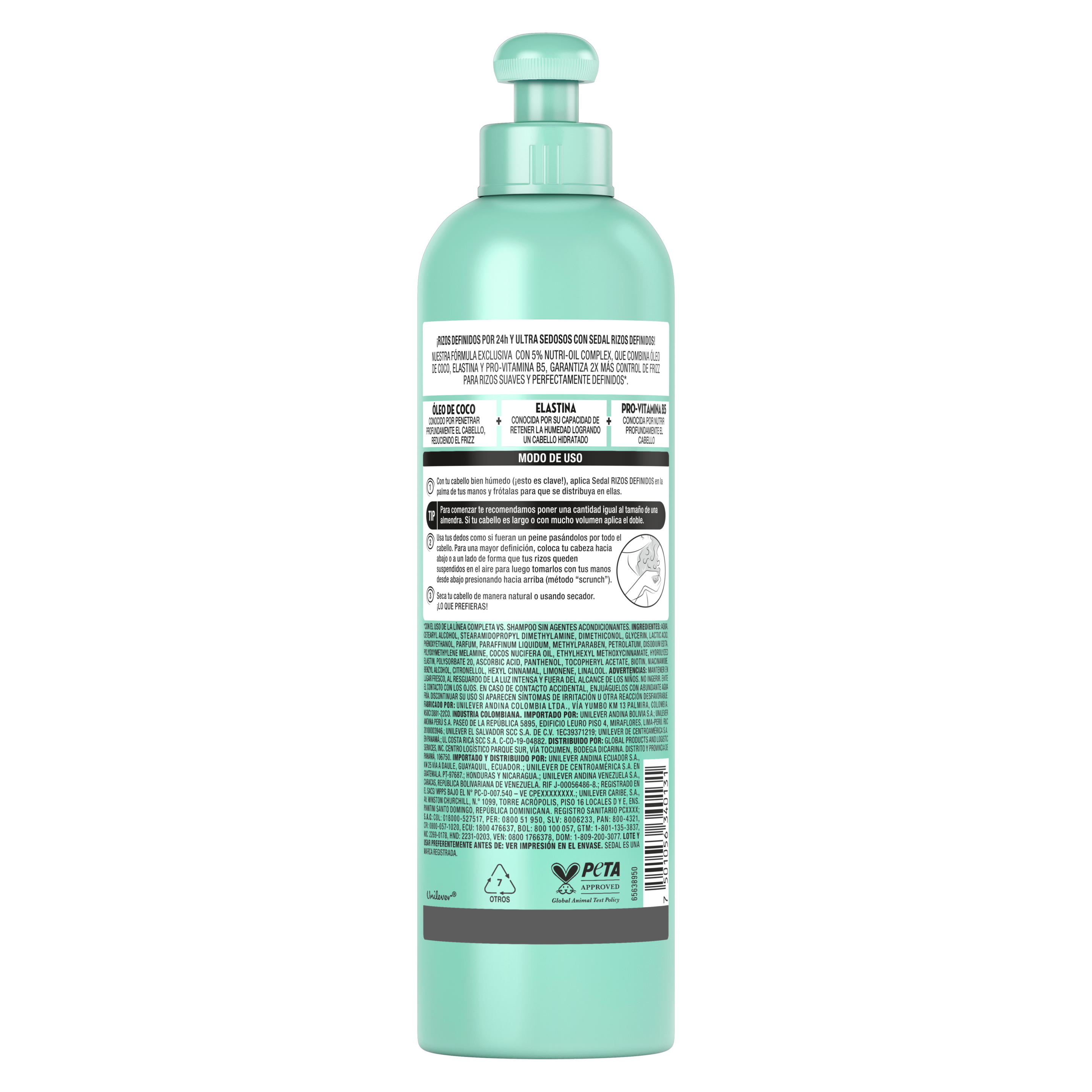 Crema para Peinar Sedal Rizos Definidos  300ml