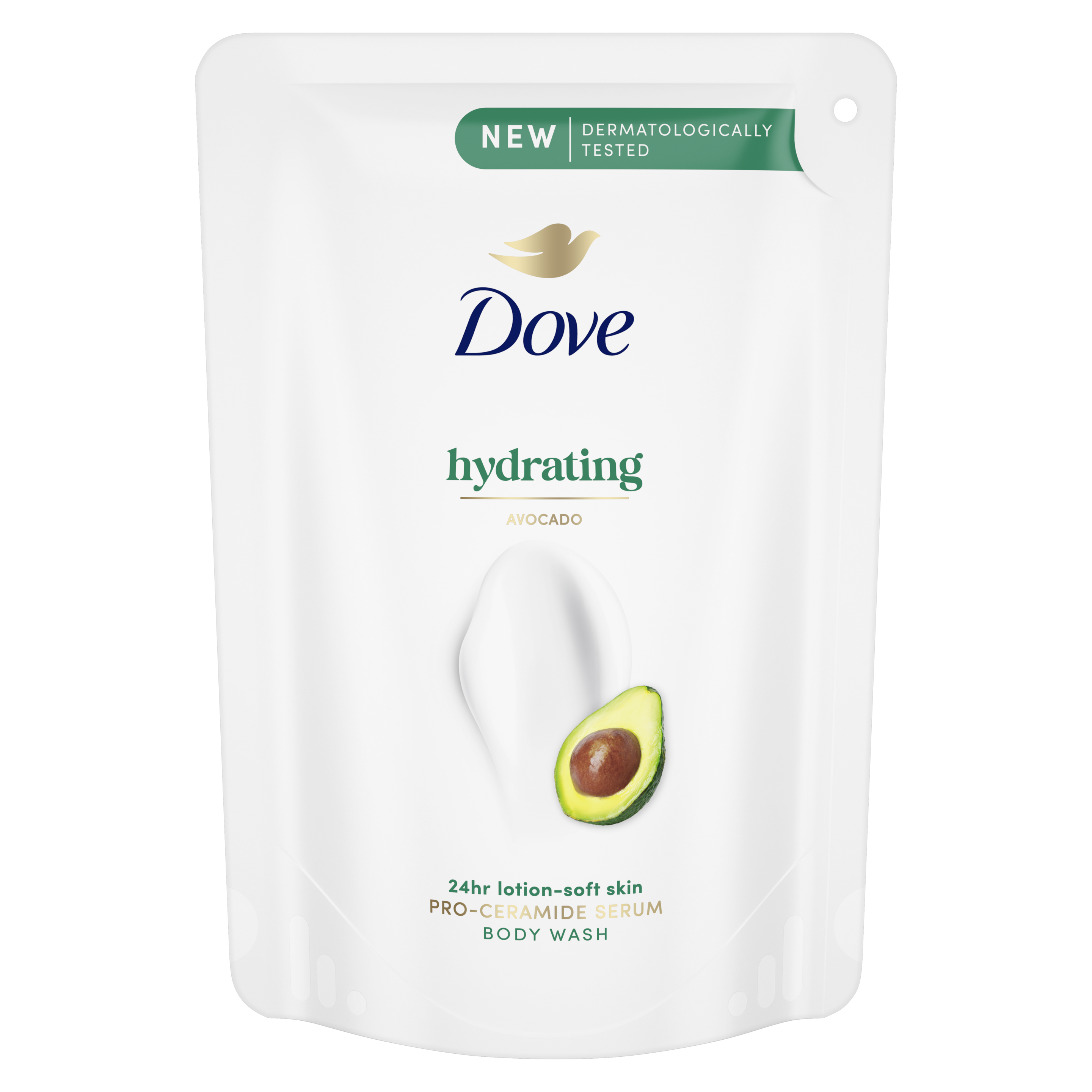 Dove Pro-Ceramide Serum Body Wash Hydrating Pouch 380gr