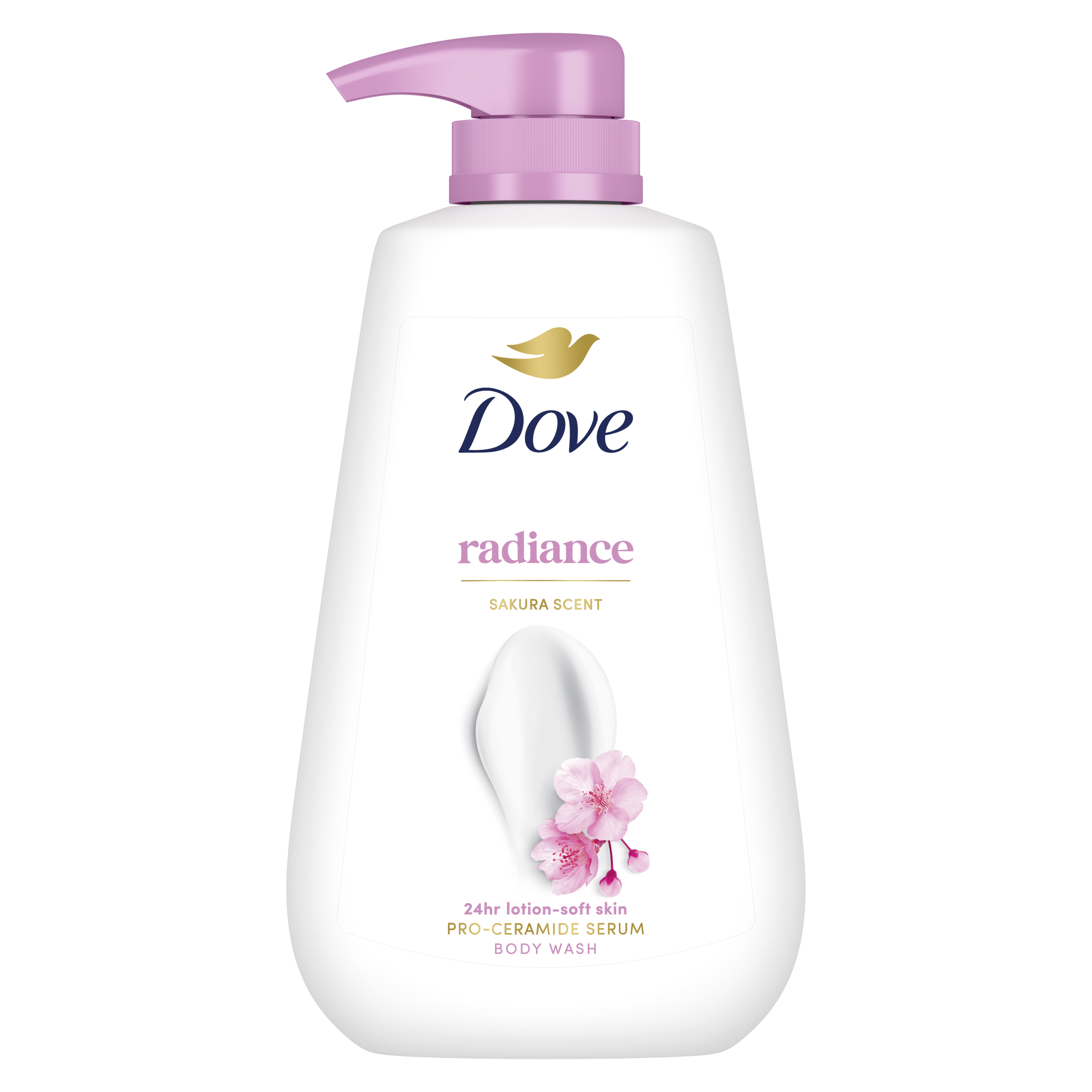 Dove Pro-Ceramide Serum Body Wash Radiance PUMP 500gr packshot