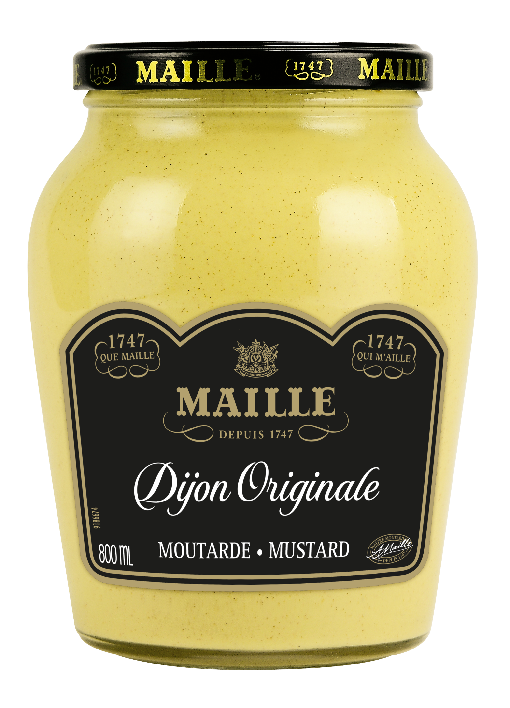 Maille Dijon Original Mustard 800 mL packshot