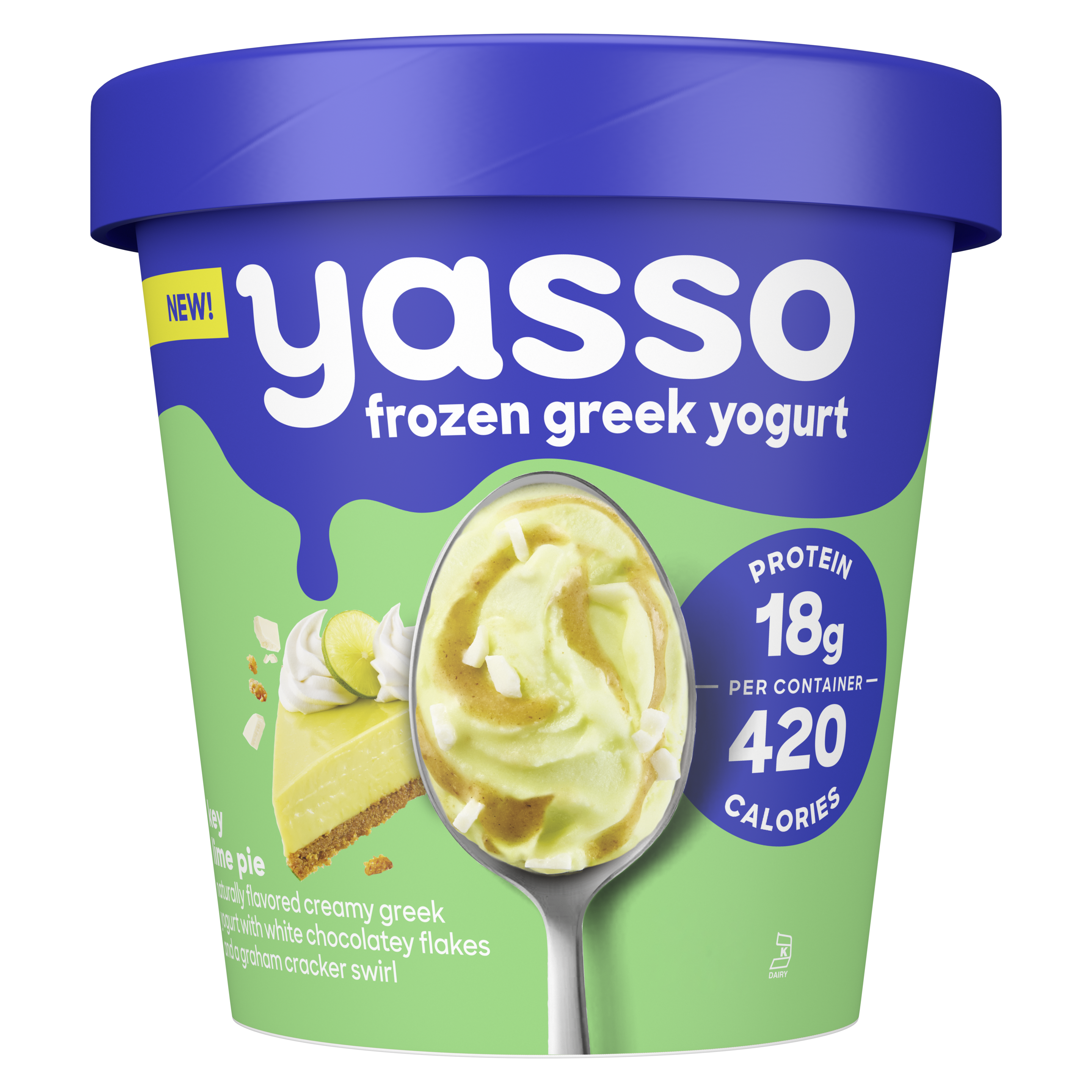Yasso Spoonables Key Lime Pie Hero packshot
