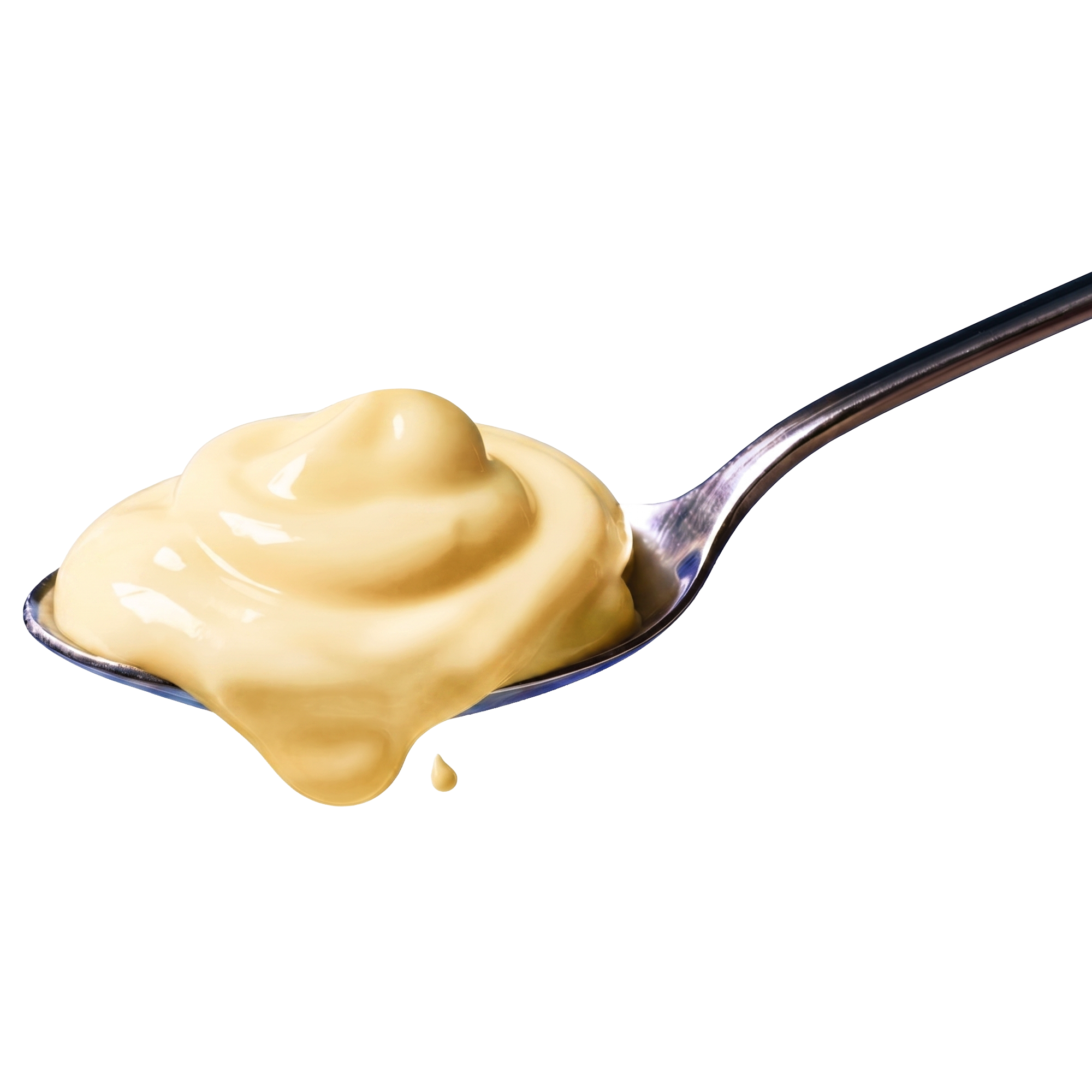 Spoon with maionese