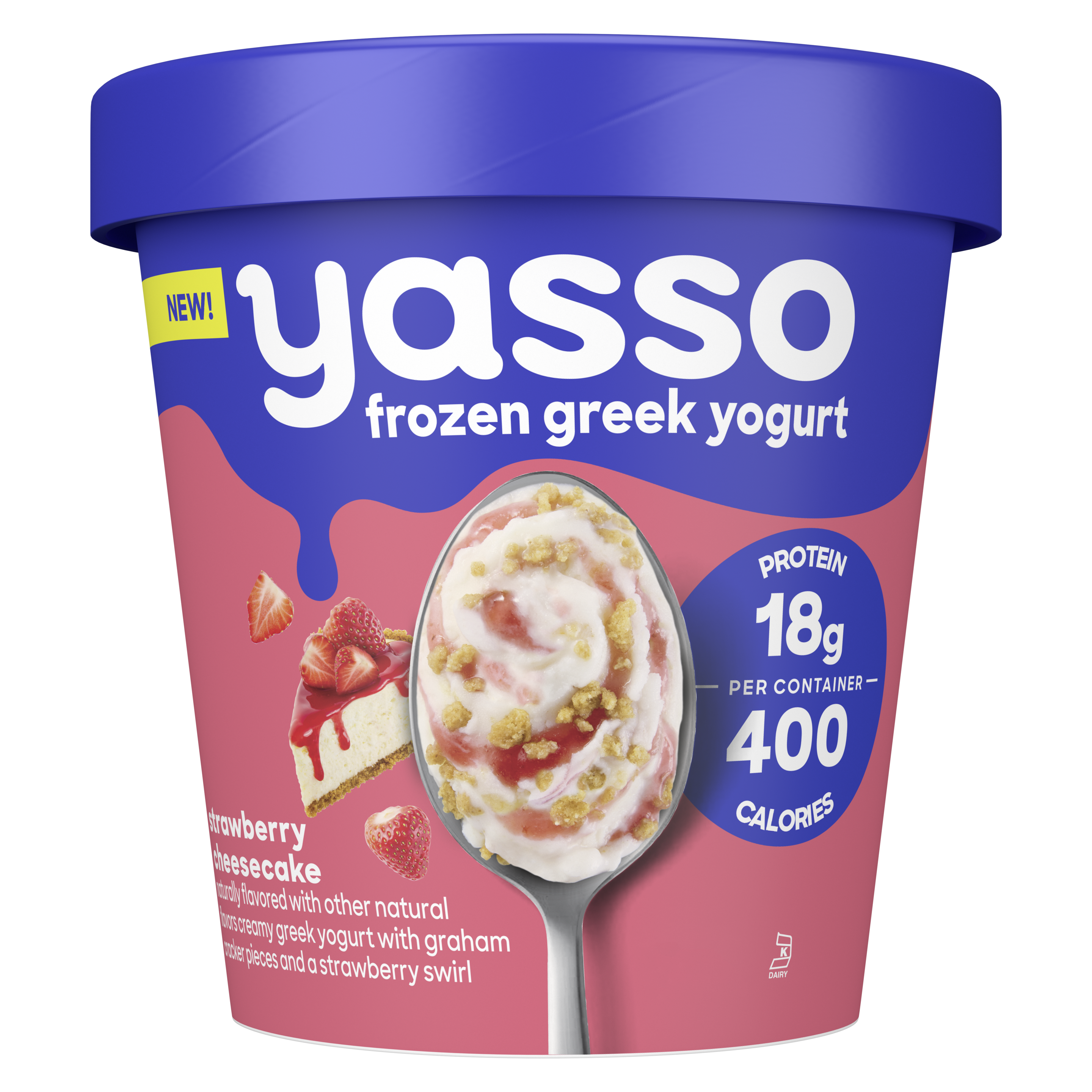 Yasso Spoonables Strawberry Cheesecake