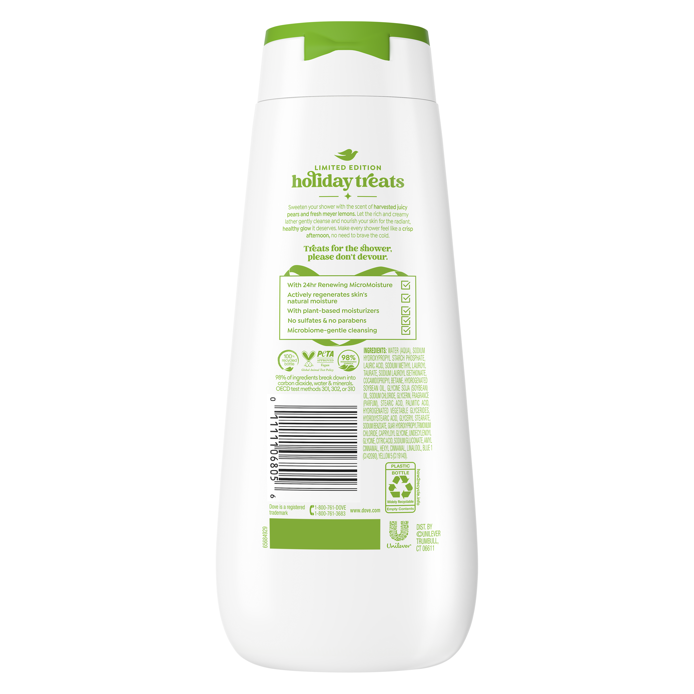 Dove Limited Edition Pear Delight Body Wash