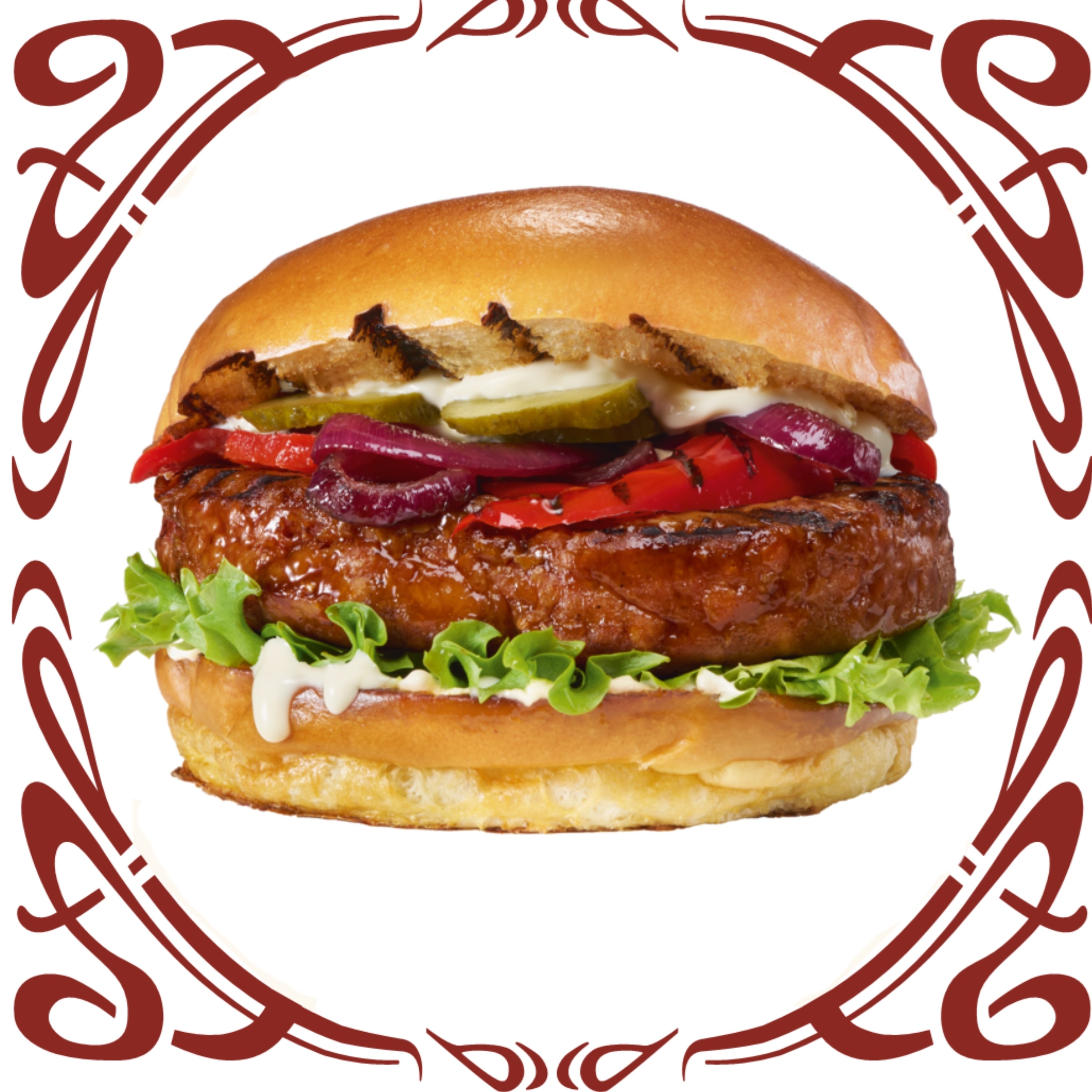 De Vegetarische Slager Vegan Griljante Burger 200g packshot