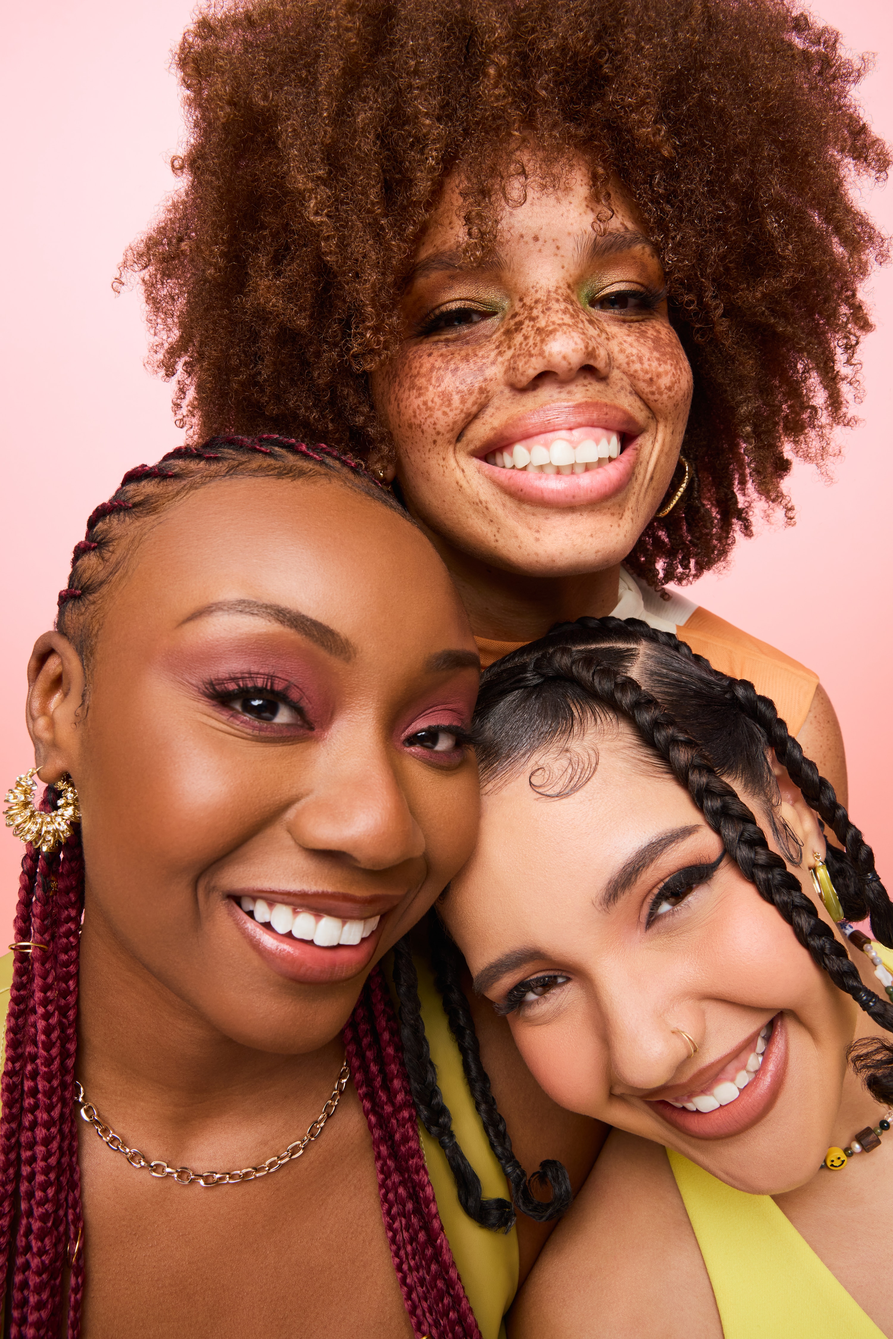 women smiling