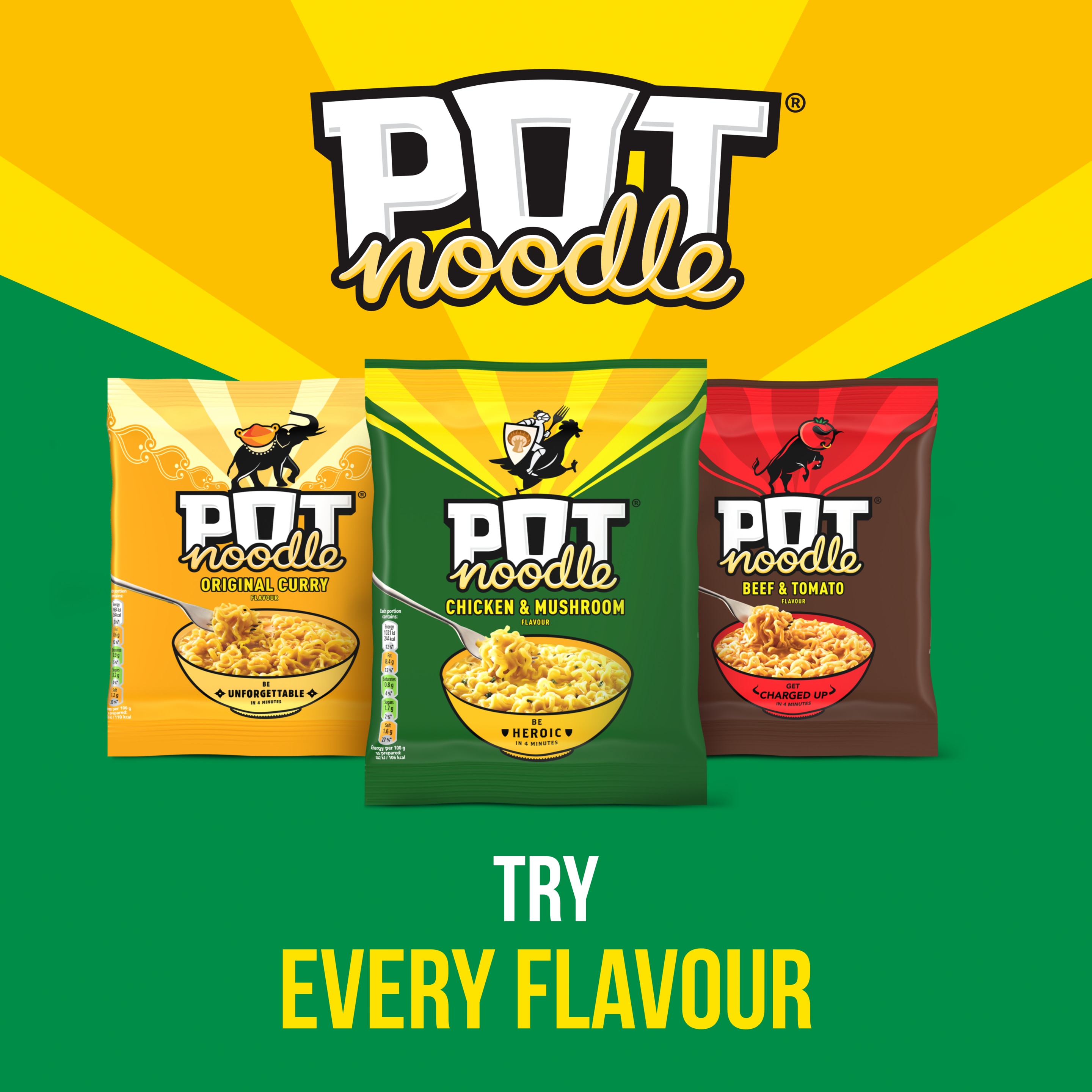 Pot Noodle Chicken & Mushroom packshot