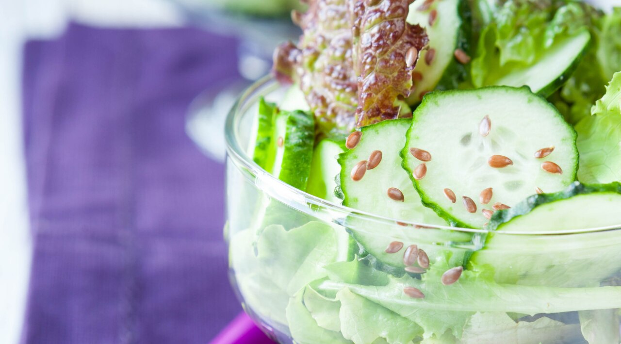 4. Flaxseed in Salads and Yogurt