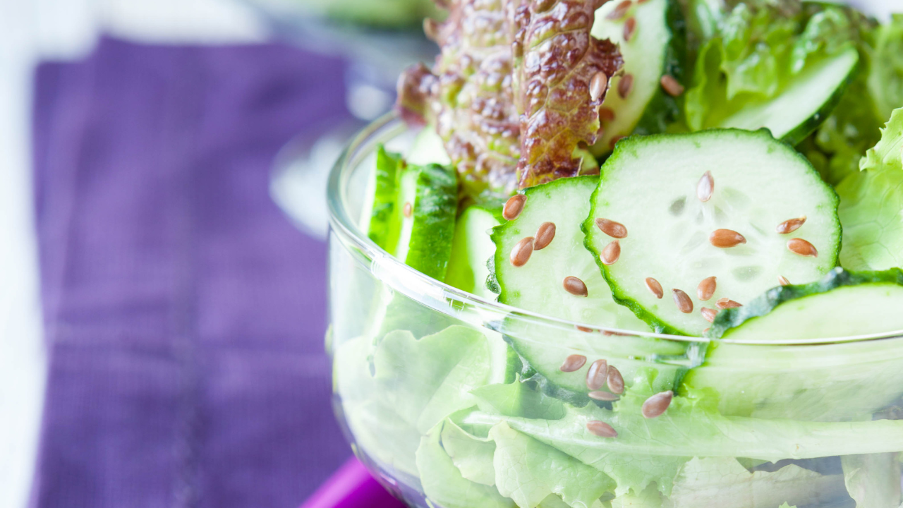 4. Flaxseed in Salads and Yogurt