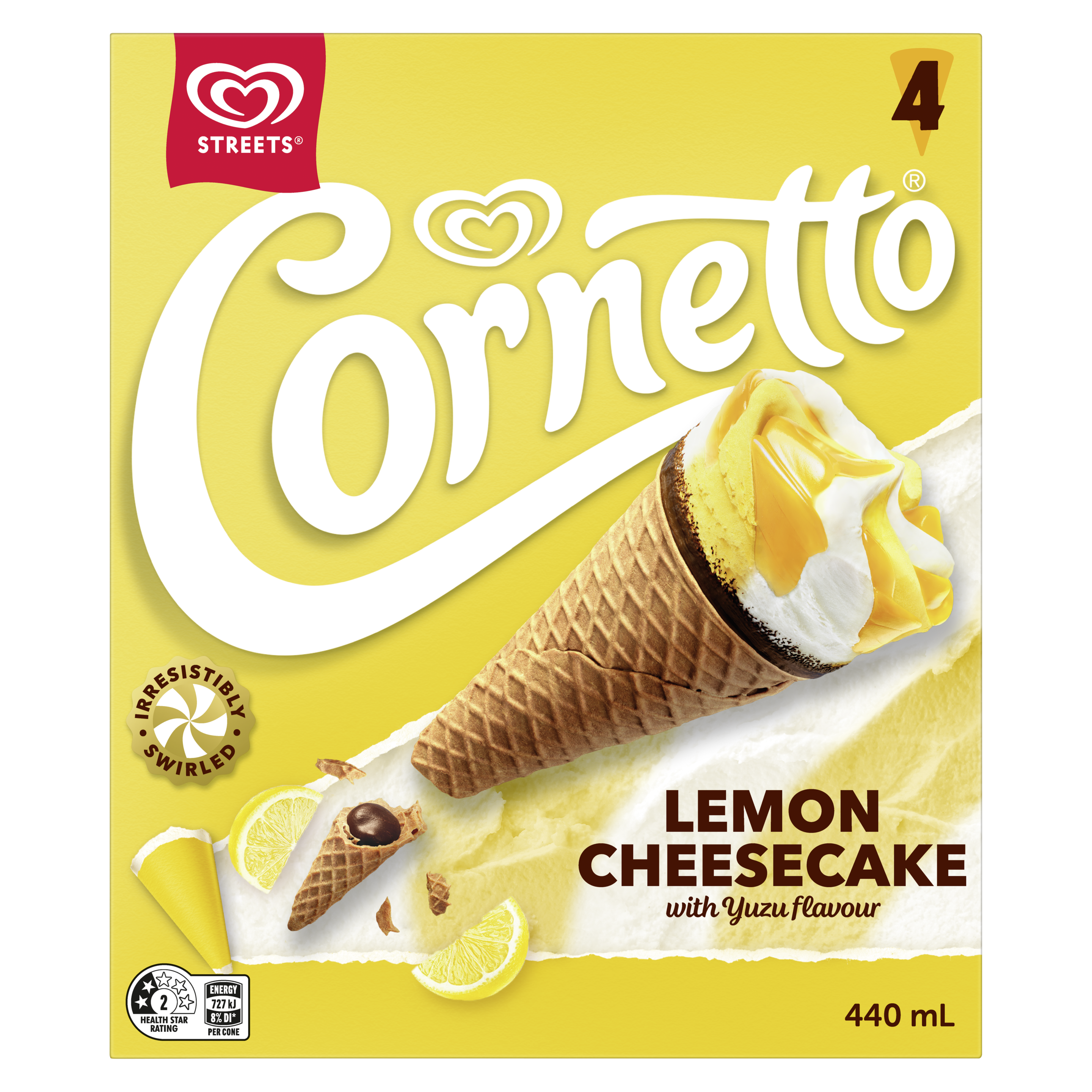 Cornetto Lemon Cheesecake MP4 packshot