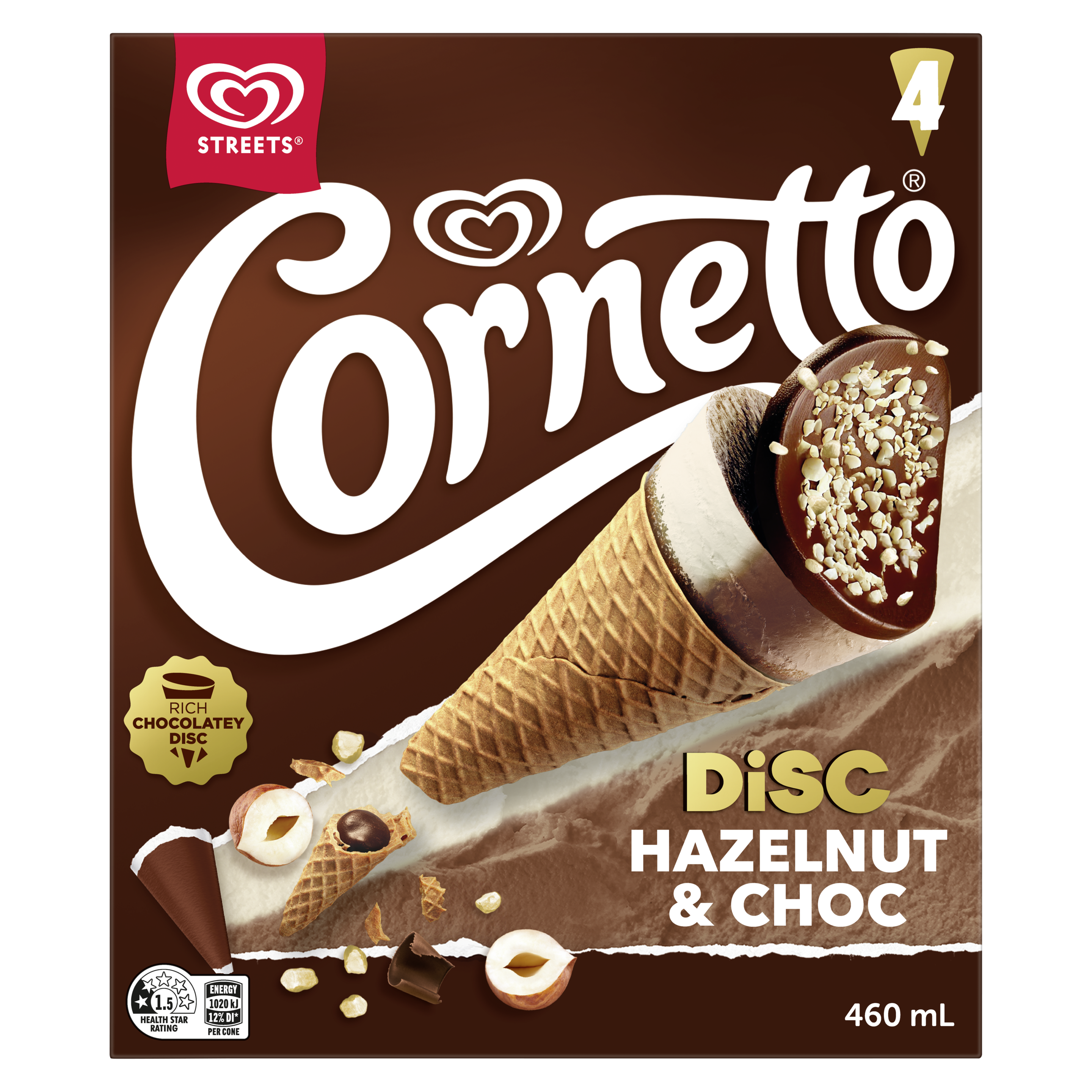 Cornetto Disc Salted Caramel & Choc MP4 packshot