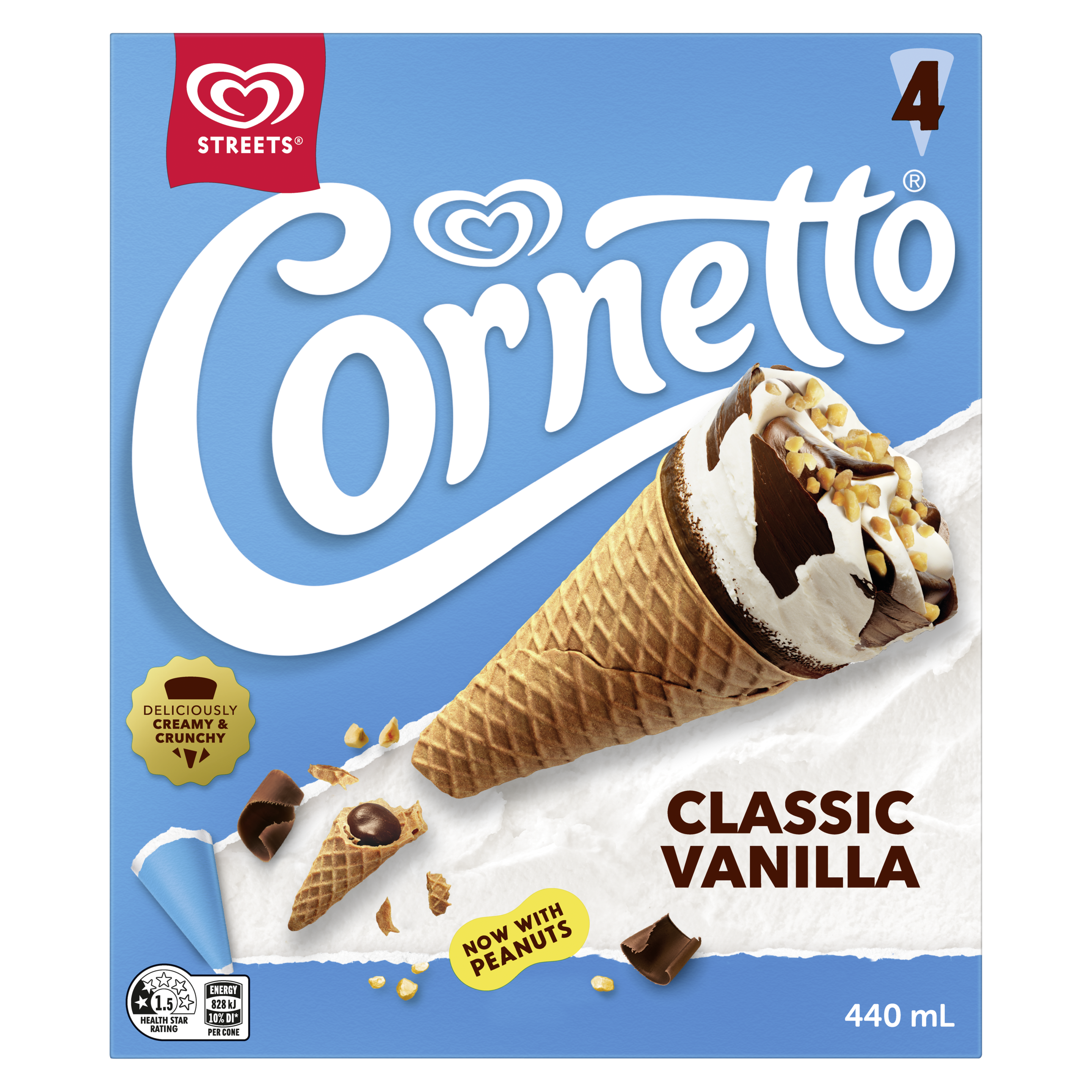 Cornetto Classic Vanilla MP4 packshot