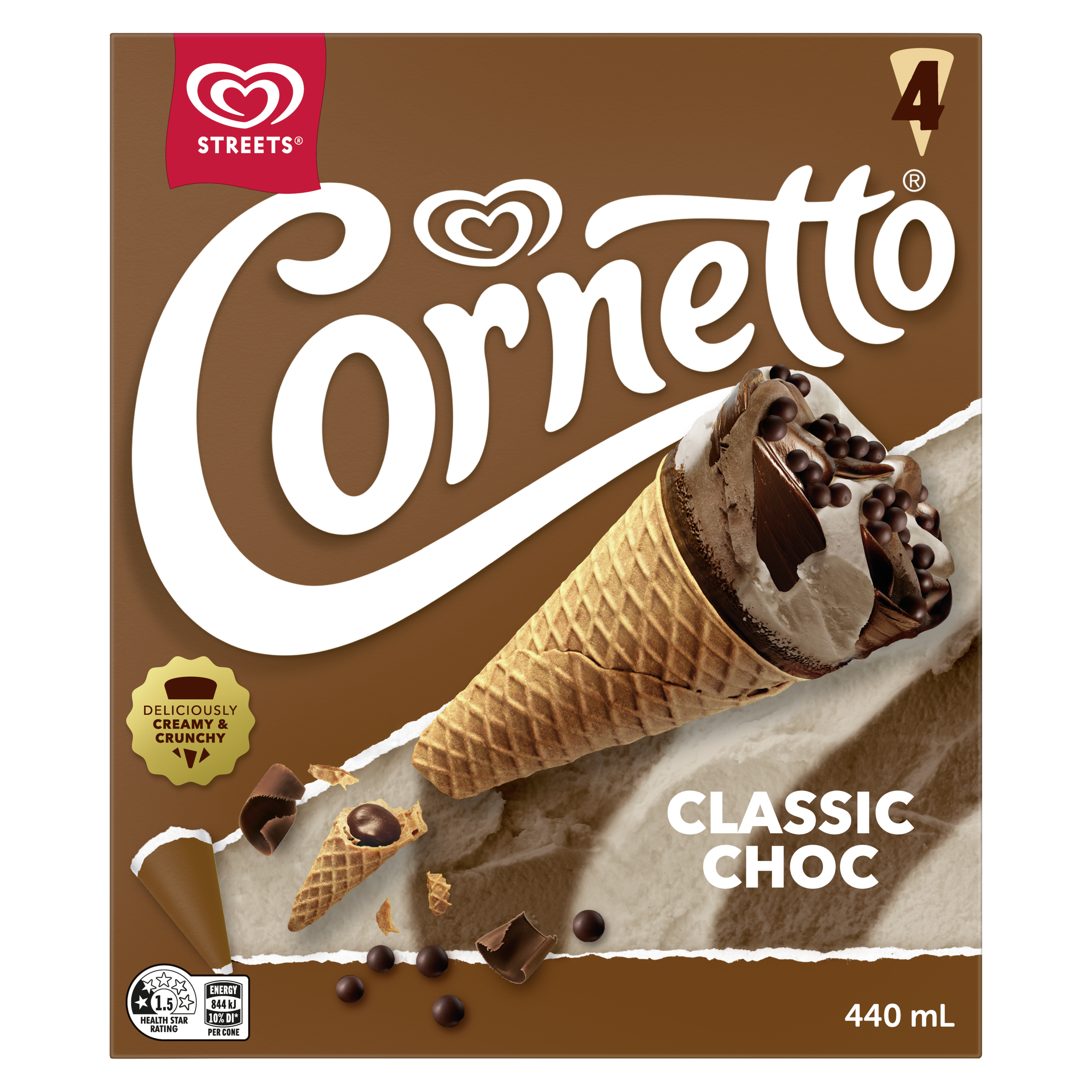 Cornetto Classic Choc MP4 packshot