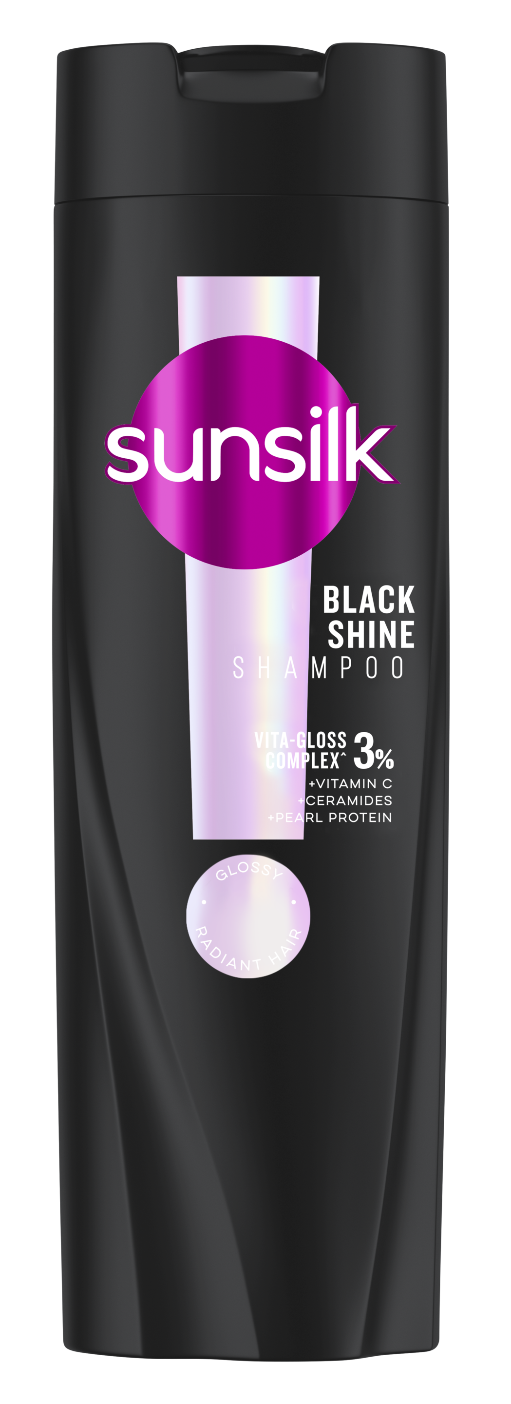 Sunsilk Black Shine Shampoo 185ml front of pack image