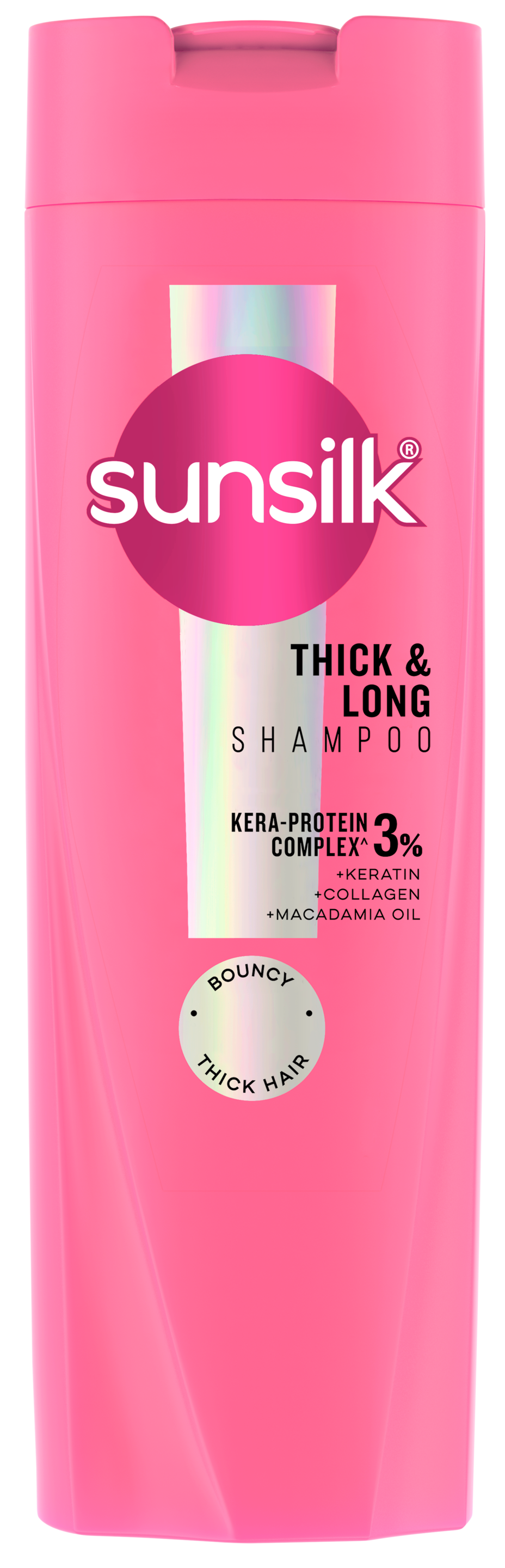 Sunsilk Thick & Long Shampoo 185ml front of pack image packshot