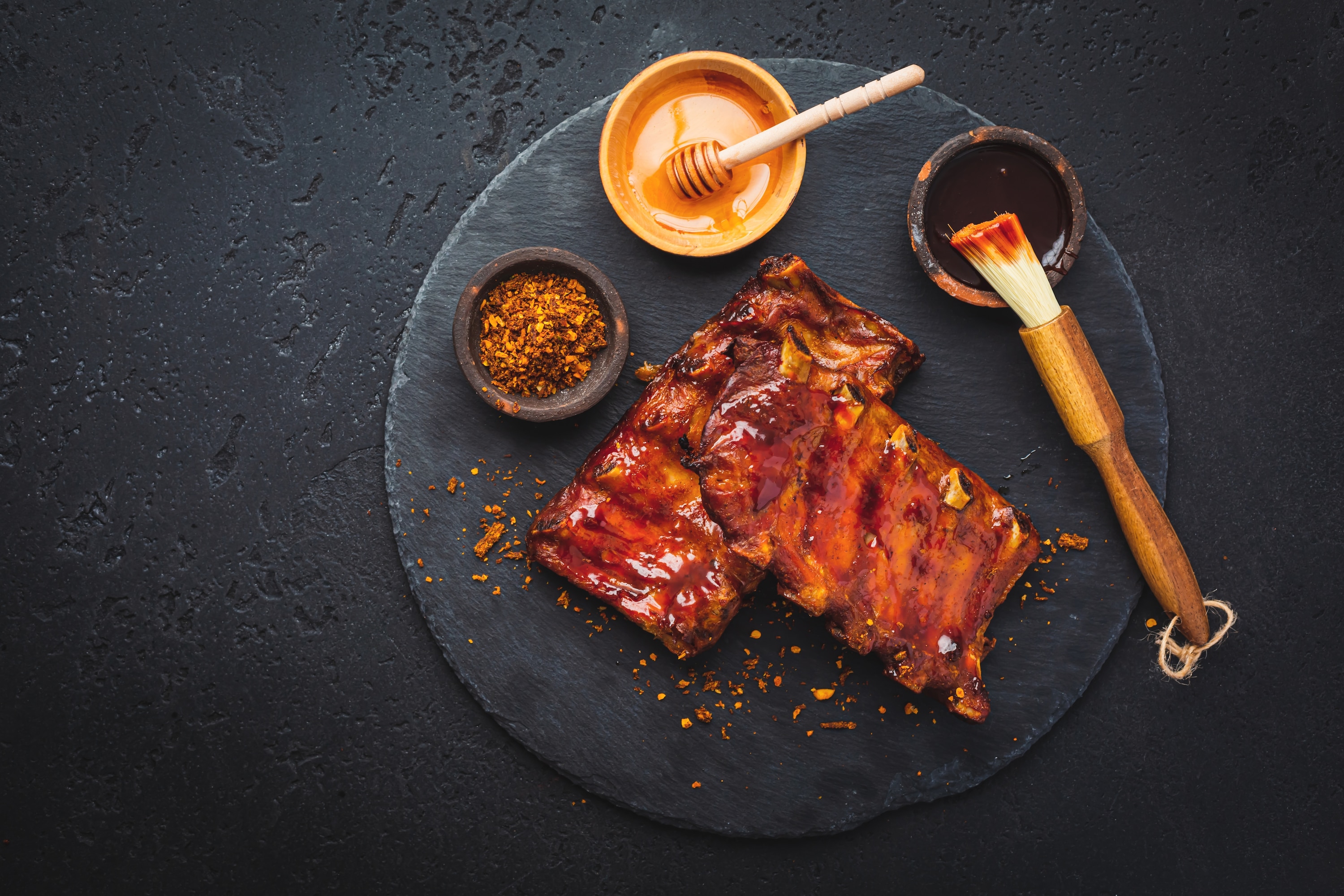 Costine Glassate 0 Minutes  recipe