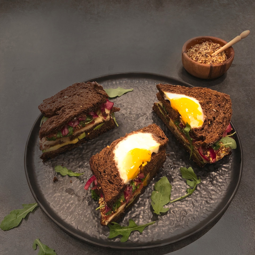 Warming Winter Mustard Toastie