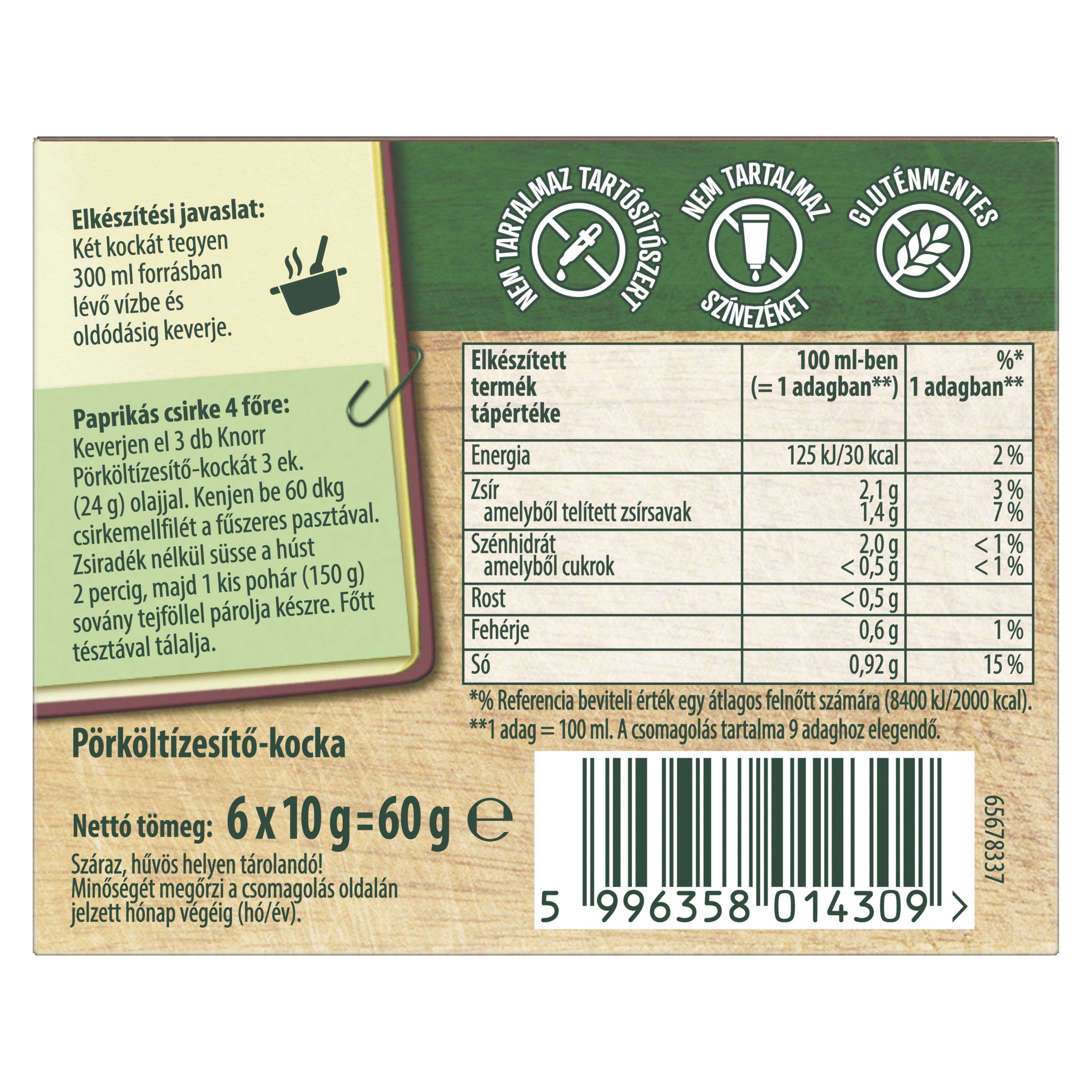 Knorr Pörköltízesítő-kocka