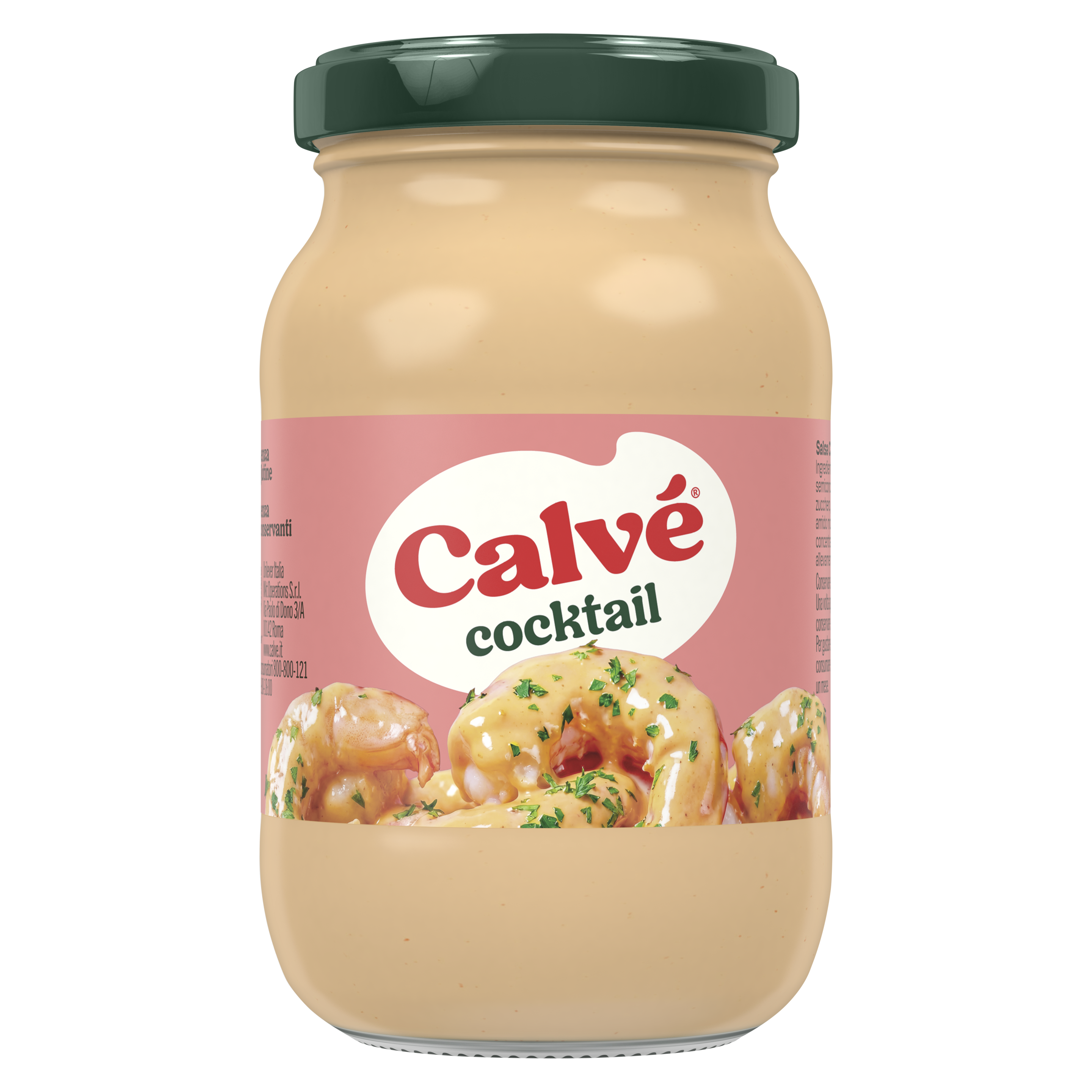 La Salsa Cocktail Calvé eleva le tue ricette a base di pesce e crostacei e rende più sfiziosi i tuoi buffet e rinfreschi packshot